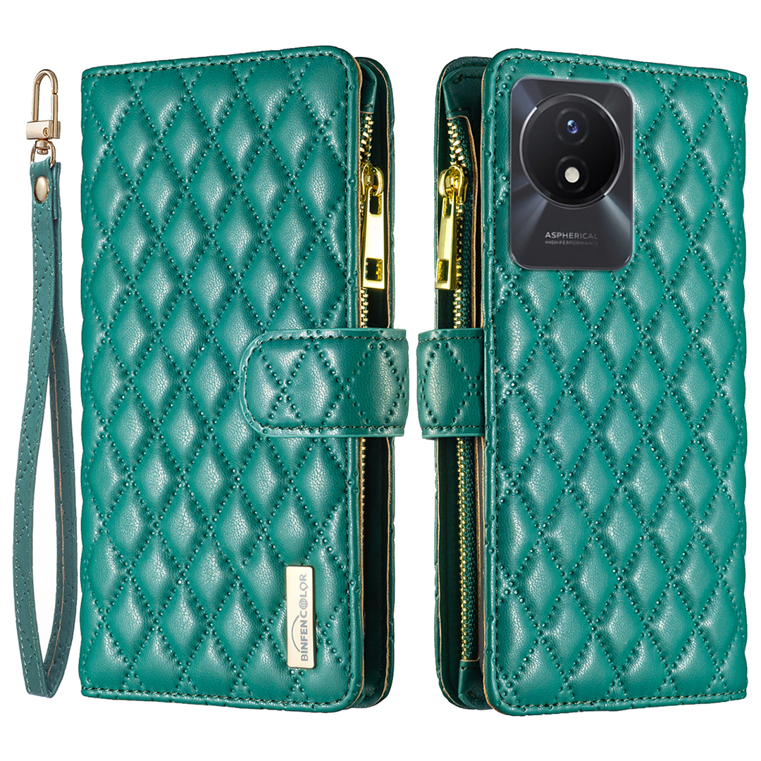 Binfen Farbe BF Style-15 Für Vivo Y02 4G PU Leder Hülle Wallet Stand Reißverschluss Pocket Phone Cover Mit Riemen - Grün, vivo Y02 4G
Binfen Farbe BF Style-15 Für Vivo Y02 4G PU Leder Hülle Wallet Stand Reißverschluss Pocket Phone Cover Mit Riemen - Grün, vivo Y02 4G