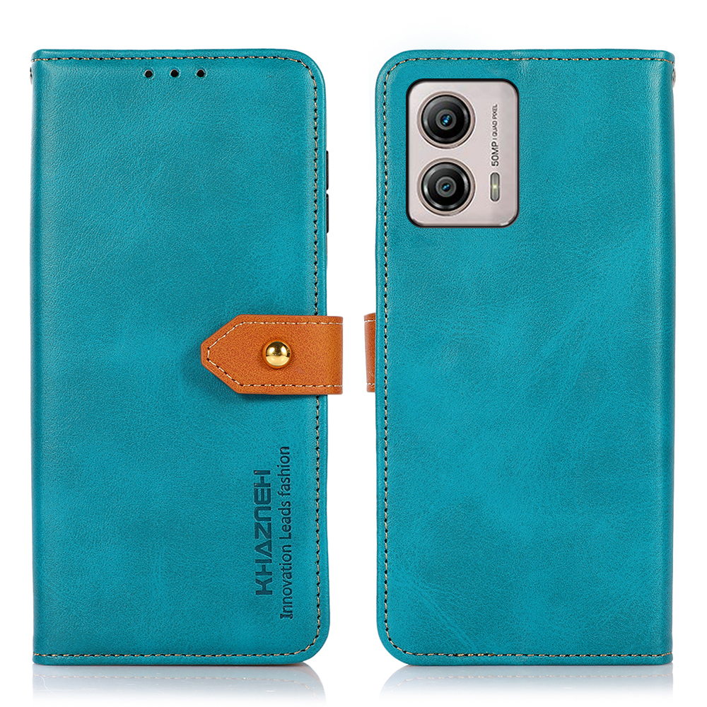 Khazneh Für Motorola Moto G53 5G Handyhülle Kuhlattenstruktur PU Leder Gold Schnalle Ständer Brieftasche Abdeckung - Blau, Motorola Moto G53 5G
Khazneh Für Motorola Moto G53 5G Handyhülle Kuhlattenstruktur PU Leder Gold Schnalle Ständer Brieftasche Abdeckung - Blau, Motorola Moto G53 5G