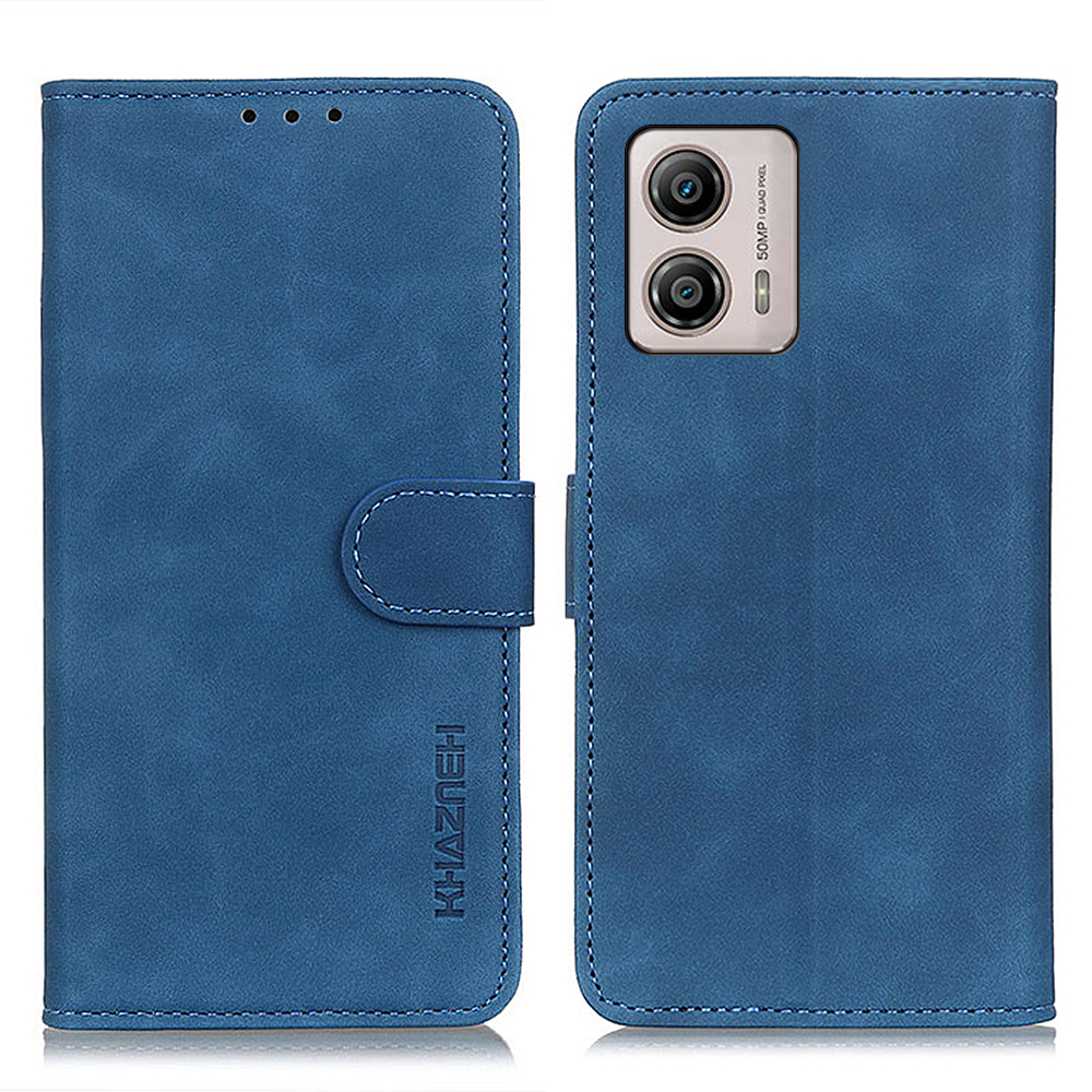 Khazneh Für Motorola Moto G53 5G Schockfeste Telefonhülle Retro Textur PU Leder Brieftasche Schutzhandyabdeckung - Blau, Motorola Moto G53 5G
Khazneh Für Motorola Moto G53 5G Schockfeste Telefonhülle Retro Textur PU Leder Brieftasche Schutzhandyabdeckung - Blau, Motorola Moto G53 5G