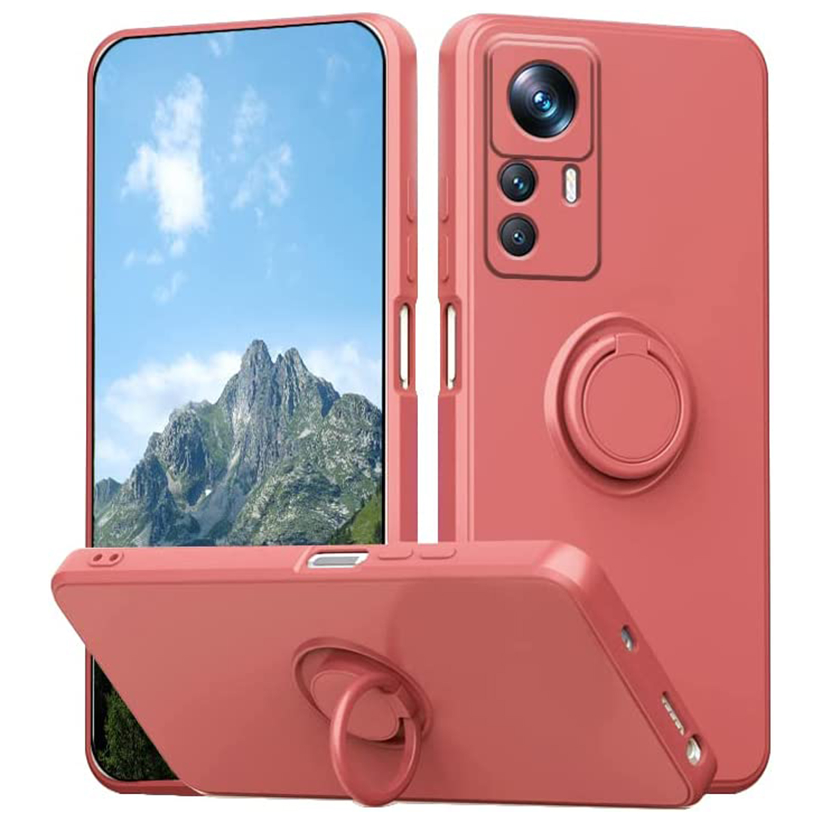 Für Xiaomi 12T 5G / Redmi K50 Ultra 5G Ring Kickstand Flüssige Silikon -handy -handy -handyabdeckung Mit Lanyard - Rot, Xiaomi 12T 5G
Für Xiaomi 12T 5G / Redmi K50 Ultra 5G Ring Kickstand Flüssige Silikon -handy -handy -handyabdeckung Mit Lanyard - Rot, Xiaomi 12T 5G