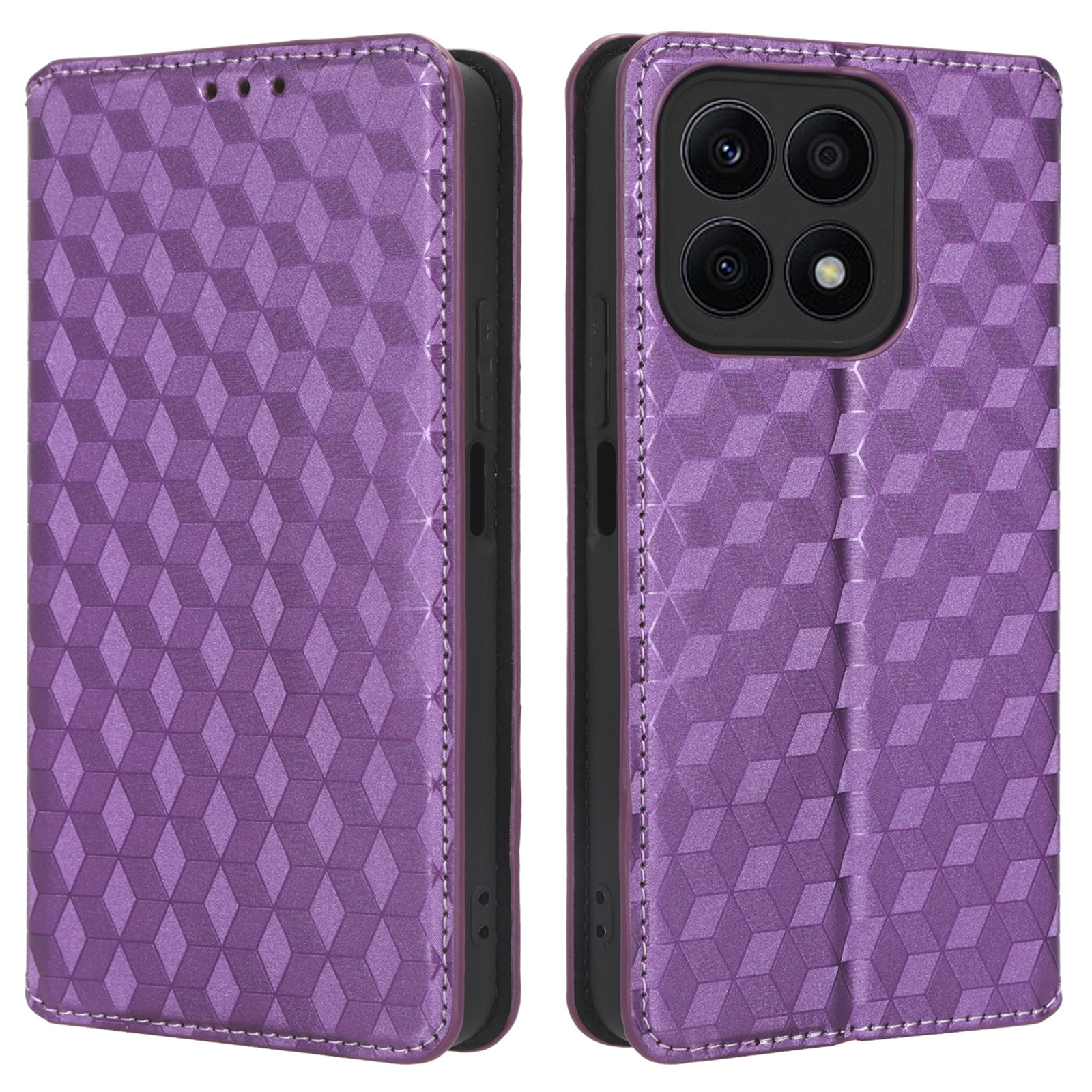 Anti-fall-telefonhülle Für Ehren X8a 4g, PU Leder-stand Wallet Geprinte Rhombusmuster Handyabdeckung - Lila, Honor X8a 4G
Anti-fall-telefonhülle Für Ehren X8a 4g, PU Leder-stand Wallet Geprinte Rhombusmuster Handyabdeckung - Lila, Honor X8a 4G