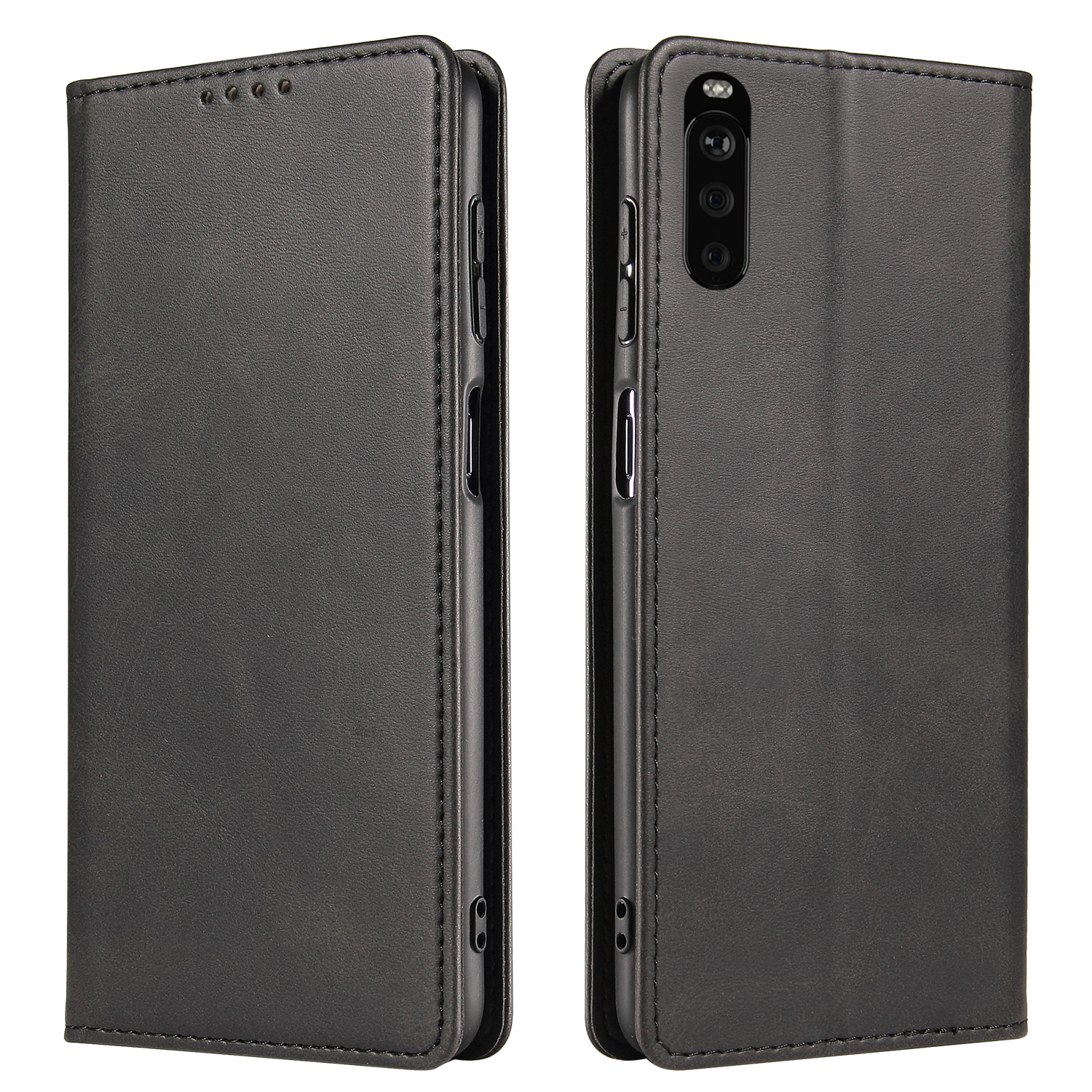 Für Sony Xperia 10 III 5G / Xperia 10 III Lite PU Leder Business Phone Hülle Wallet Stand Magnetic Absorption Flip Cover - Schwarz, Xperia 10 III 5G
Für Sony Xperia 10 III 5G / Xperia 10 III Lite PU Leder Business Phone Hülle Wallet Stand Magnetic Absorption Flip Cover - Schwarz, Xperia 10 III 5G