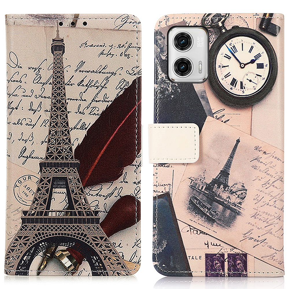Leder -telefonständer Hülle Für Motorola Moto G73 5G Muster Druckbrieftasche Schutz Telefonabdeckung - Turm Und Feder, Motorola Moto G73 5G
Leder -telefonständer Hülle Für Motorola Moto G73 5G Muster Druckbrieftasche Schutz Telefonabdeckung - Turm Und Feder, Motorola Moto G73 5G