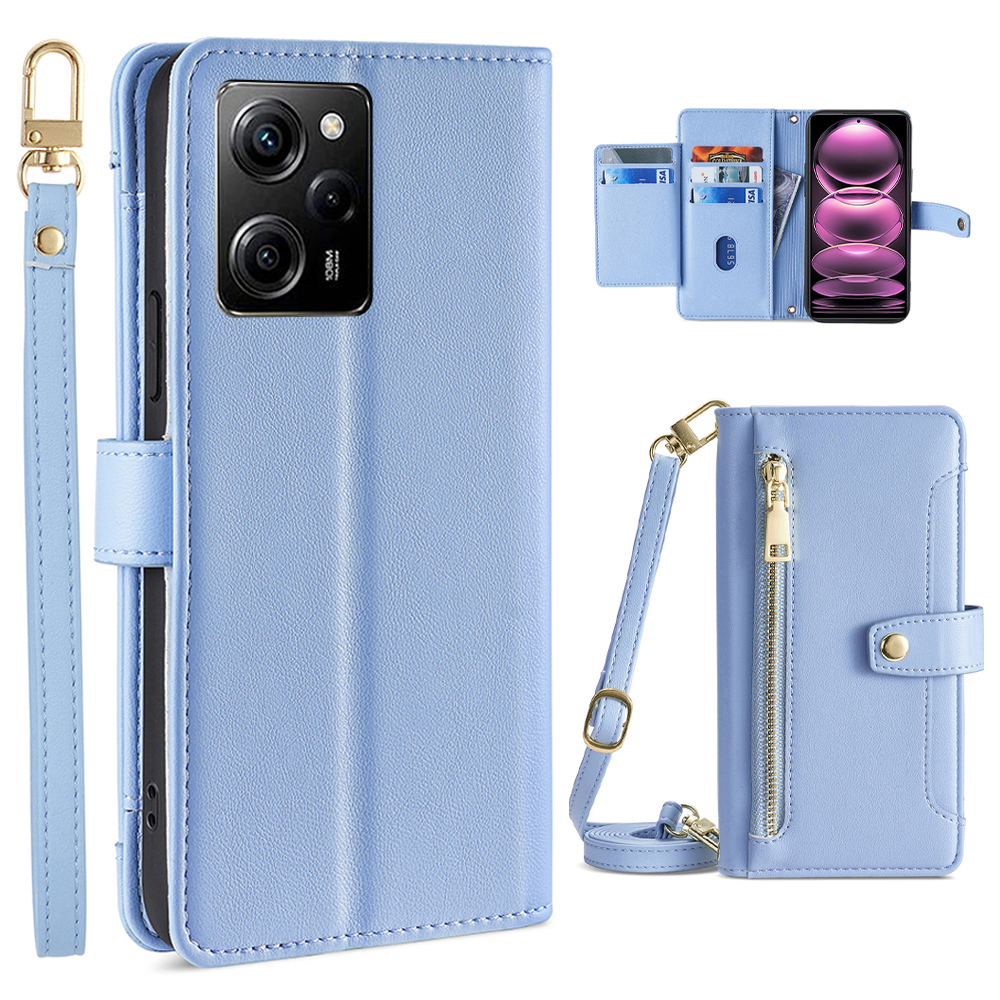 Für Xiaomi Redmi Note 12 Pro Speed 5g / Poco X5 Pro 5G Reißverschluss Pocket Phone Stand Huse Kartell Leder Telefonabdeckung Mit Gurten - Blau, Xiaomi Redmi Note 12 Pro 5G
Für Xiaomi Redmi Note 12 Pro Speed 5g / Poco X5 Pro 5G Reißverschluss Pocket Phone Stand Huse Kartell Leder Telefonabdeckung Mit Gurten - Blau, Xiaomi Redmi Note 12 Pro 5G