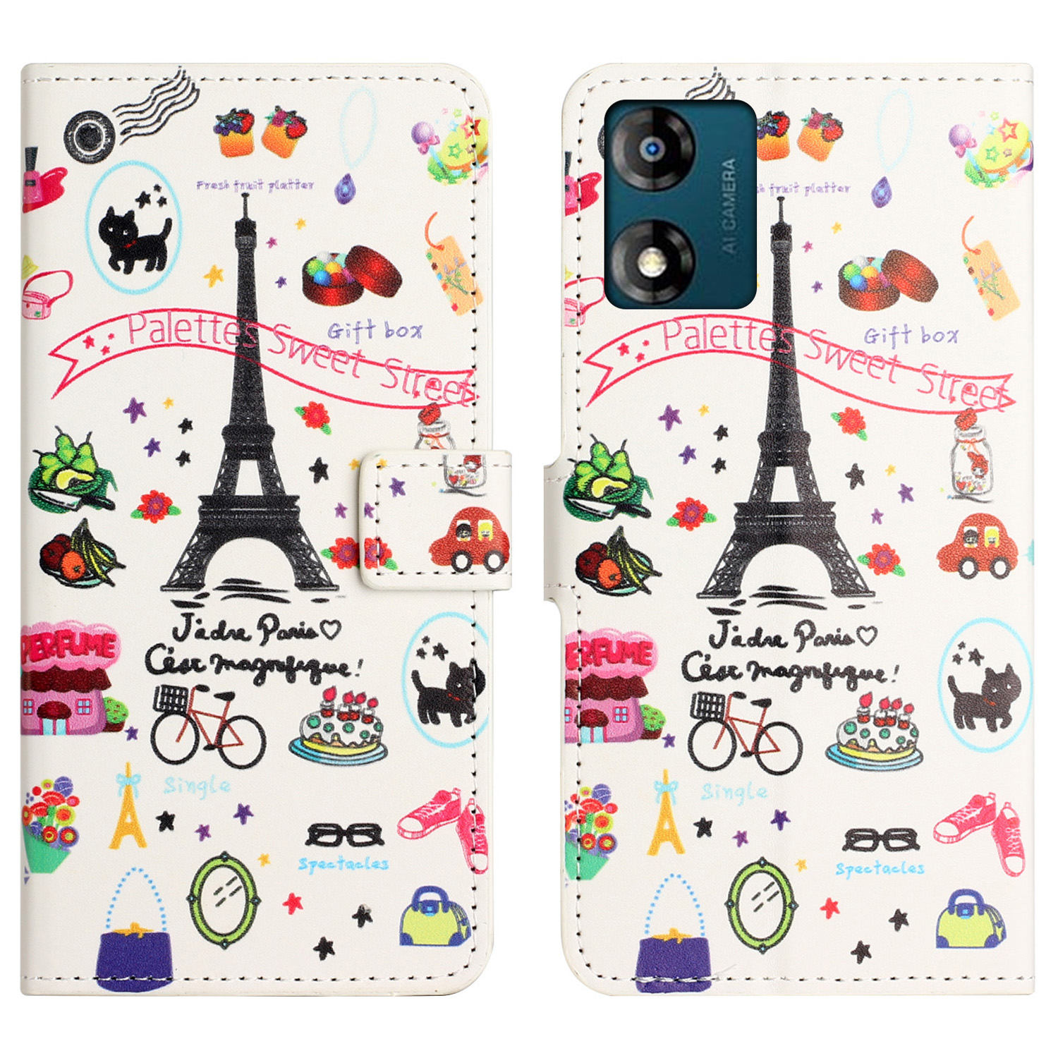 Lederständer Telefonhülle Für Motorola Moto E13 4g, Musterdruckmagnetbrieftasche Abdeckung - Eisenturm, Motorola Moto E13 4G
Lederständer Telefonhülle Für Motorola Moto E13 4g, Musterdruckmagnetbrieftasche Abdeckung - Eisenturm, Motorola Moto E13 4G