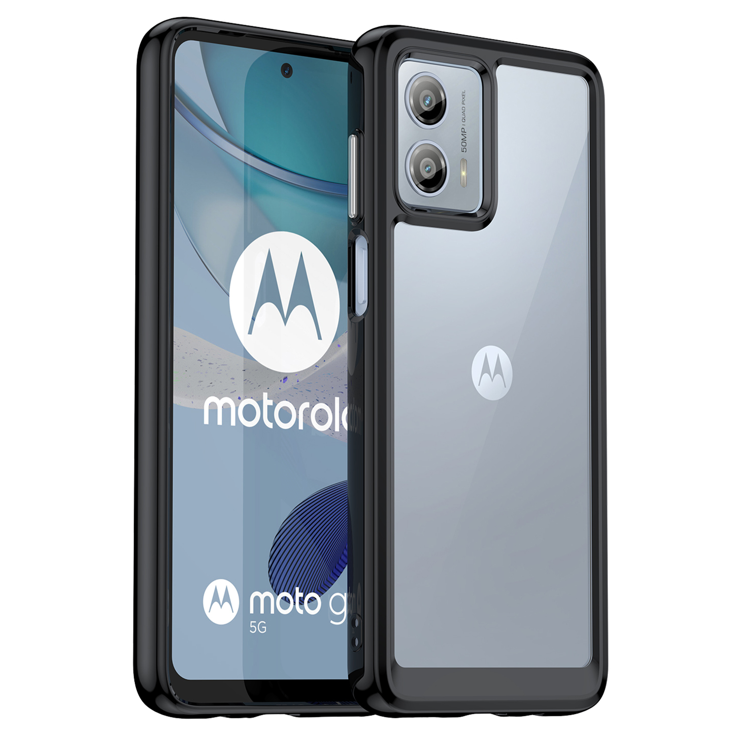 Für Motorola Moto G53 5G Mobiltelefonabdeckung Anti-kratzer-tpu + Acryl-telefonhülle - Schwarz, Motorola Moto G53 5G
Für Motorola Moto G53 5G Mobiltelefonabdeckung Anti-kratzer-tpu + Acryl-telefonhülle - Schwarz, Motorola Moto G53 5G