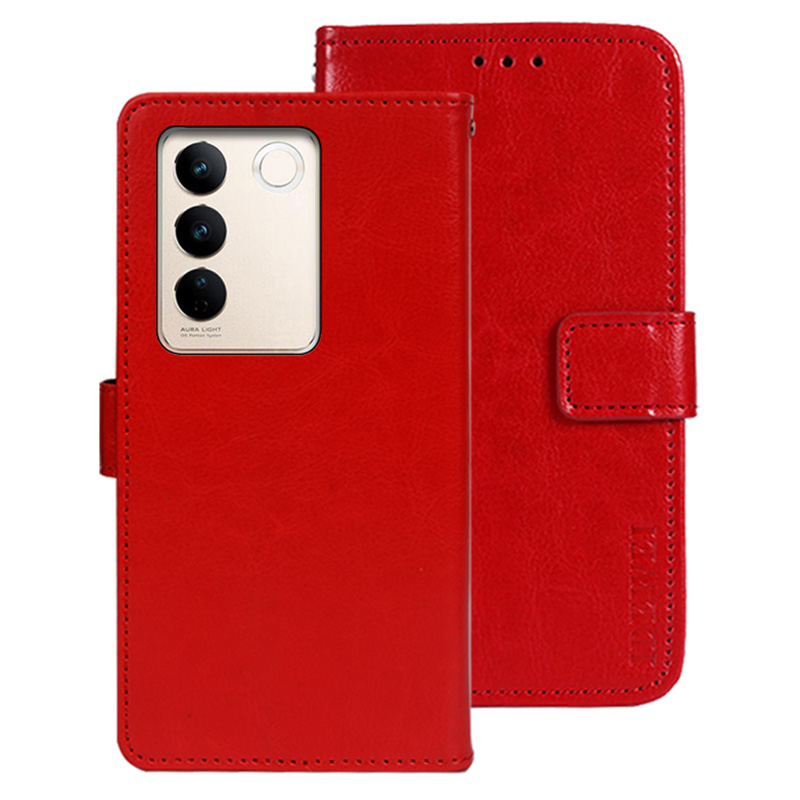 IDEWEI Für Vivo V27 PU Lederständer Telefonhülle Folio Magnet Wallet Telefonhalter Cover - Rot, vivo V27 5G
IDEWEI Für Vivo V27 PU Lederständer Telefonhülle Folio Magnet Wallet Telefonhalter Cover - Rot, vivo V27 5G