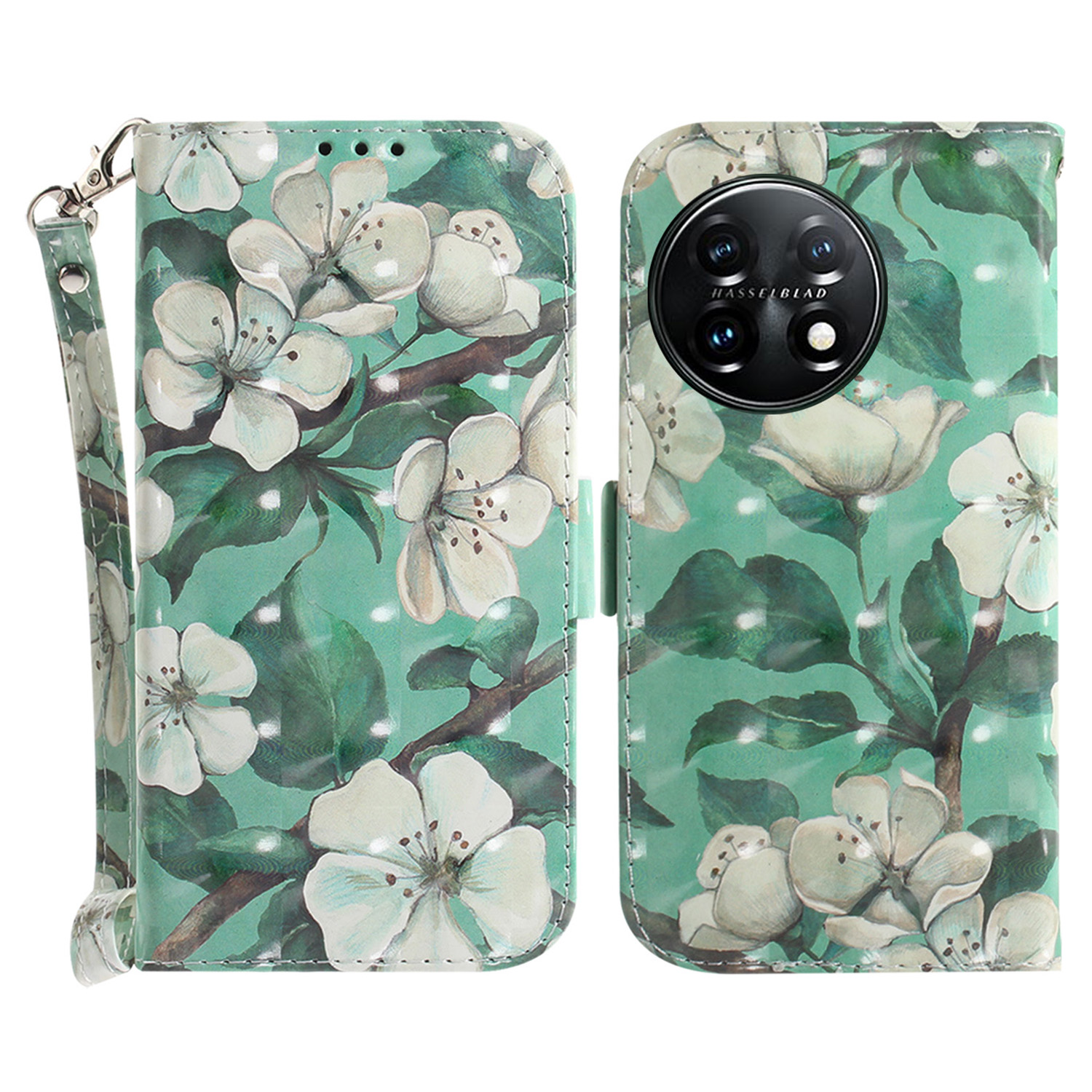 Anti-drogen-handyabdeckung Für OnePlus 11 5G Muster Druckleder-brieftaschenhülle Mit Riemen - Aquarellblüten, OnePlus 11 5G
Anti-drogen-handyabdeckung Für OnePlus 11 5G Muster Druckleder-brieftaschenhülle Mit Riemen - Aquarellblüten, OnePlus 11 5G