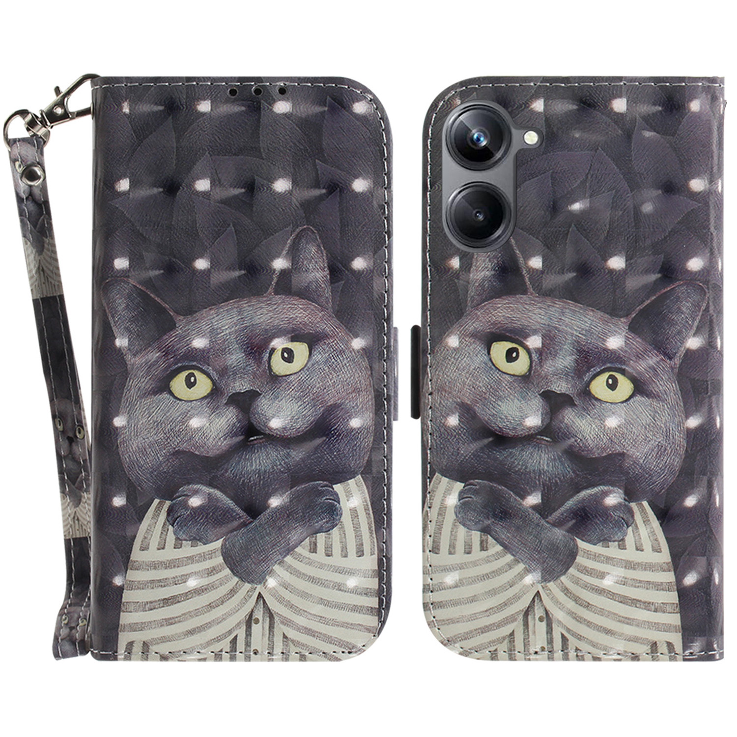 PU Leder Folio Flip Cover Für Realme 10 Pro 5G Schutzbrieftasche Telefonhülle Mit Riemen - Katze Umarmen, Realme 10 Pro 5G
PU Leder Folio Flip Cover Für Realme 10 Pro 5G Schutzbrieftasche Telefonhülle Mit Riemen - Katze Umarmen, Realme 10 Pro 5G