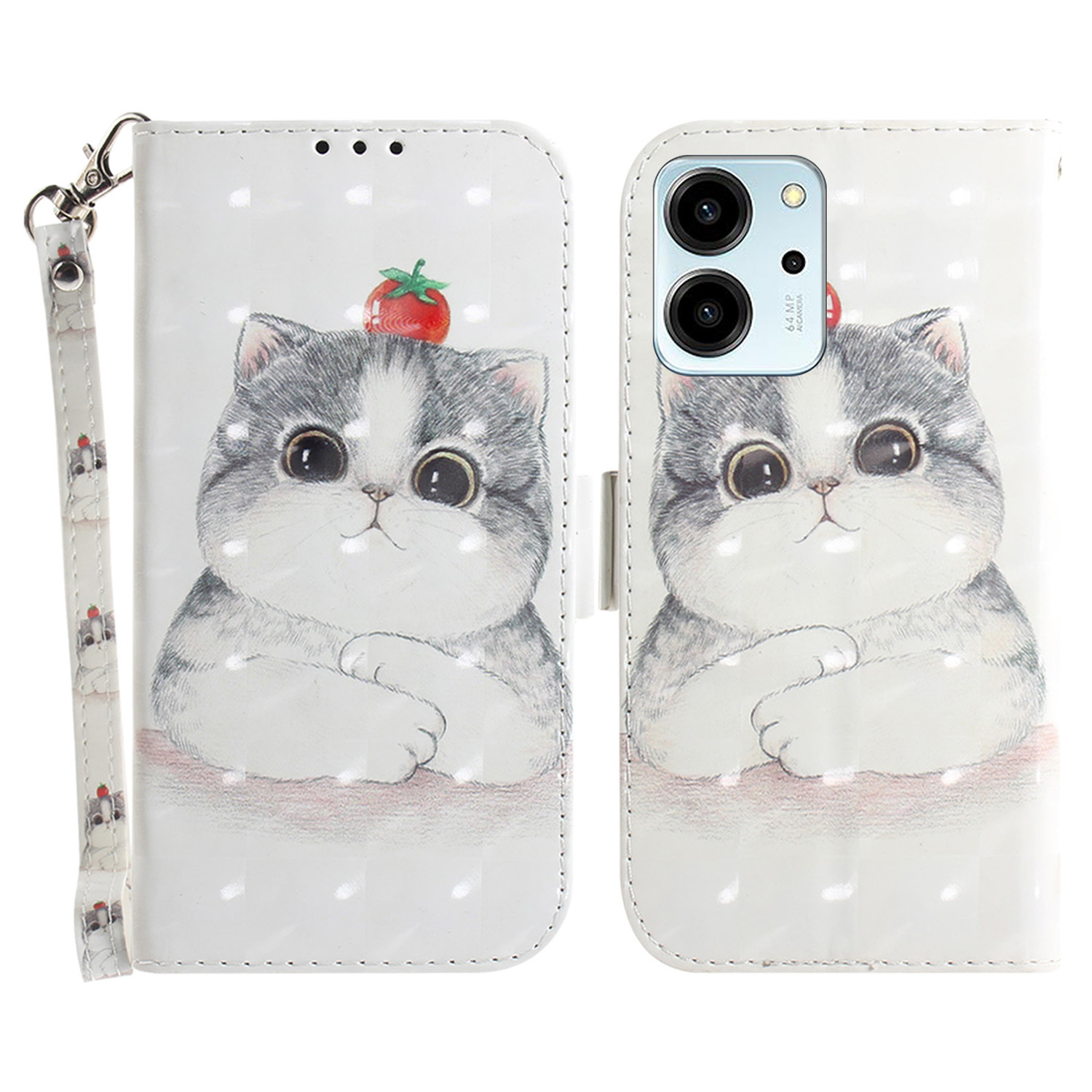 Für Ehren 80 SE 5G Anti-schock-handy-hülle Ballet PU Leder Flip Phone Deckung Mit Riemen - Süße Katze, Honor 80 SE 5G
Für Ehren 80 SE 5G Anti-schock-handy-hülle Ballet PU Leder Flip Phone Deckung Mit Riemen - Süße Katze, Honor 80 SE 5G