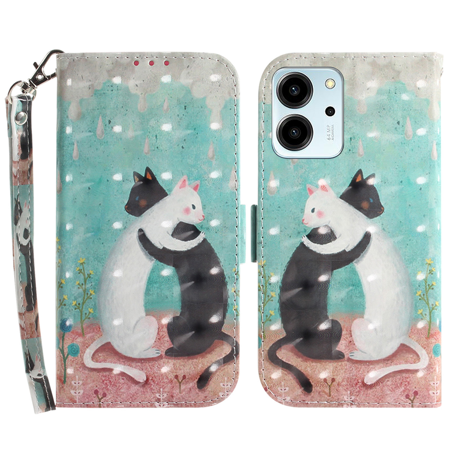 Für Ehren 80 SE 5G Anti-schock-handy-hülle Ballet PU Leder Flip Phone Deckung Mit Riemen - Zwei Katzen, Honor 80 SE 5G
Für Ehren 80 SE 5G Anti-schock-handy-hülle Ballet PU Leder Flip Phone Deckung Mit Riemen - Zwei Katzen, Honor 80 SE 5G