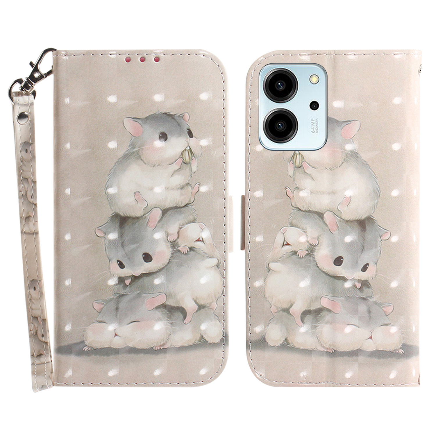 Für Ehren 80 SE 5G Anti-schock-handy-hülle Ballet PU Leder Flip Phone Deckung Mit Riemen - Eichhörnchen Stapeln, Honor 80 SE 5G
Für Ehren 80 SE 5G Anti-schock-handy-hülle Ballet PU Leder Flip Phone Deckung Mit Riemen - Eichhörnchen Stapeln, Honor 80 SE 5G