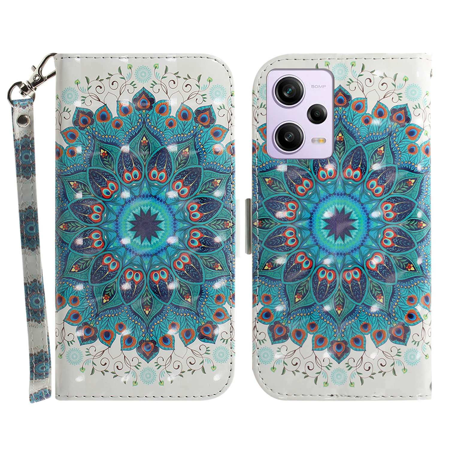 Für Xiaomi Redmi Note 12 Pro 5G (China) / Hinweis 12 Pro 5g / Hinweis 12 Pro Speed 5g / Poco X5 Pro 5G PU Leather Telefon Hülle Ständer - Pfauenkranz, Xiaomi Redmi Note 12 Pro 5G
Für Xiaomi Redmi Note 12 Pro 5G (China) / Hinweis 12 Pro 5g / Hinweis 12 Pro Speed 5g / Poco X5 Pro 5G PU Leather Telefon Hülle Ständer - Pfauenkranz, Xiaomi Redmi Note 12 Pro 5G