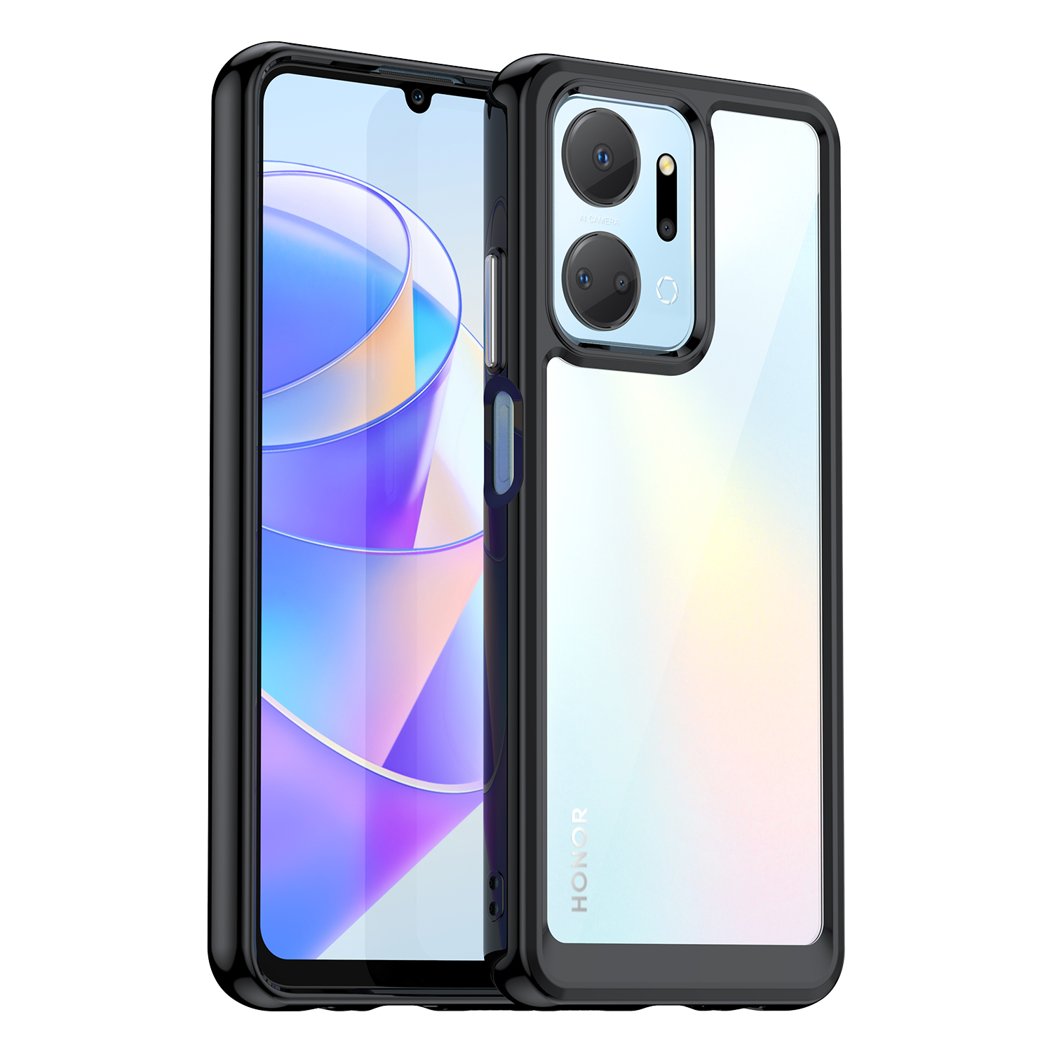 Für Ehren X7a 5G Clear Phone Case TPU + Acryl Anti-drop-handyabdeckung - Schwarz, Honor X7a 5G
Für Ehren X7a 5G Clear Phone Case TPU + Acryl Anti-drop-handyabdeckung - Schwarz, Honor X7a 5G