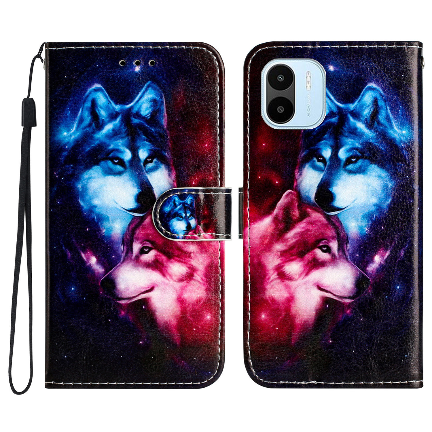 Für Xiaomi Redmi A1 4G Telefonhülle PU -leder -muster -druckstillschicht -flip -abdeckung - Paar Wolf, Xiaomi Redmi A2 4G
Für Xiaomi Redmi A1 4G Telefonhülle PU -leder -muster -druckstillschicht -flip -abdeckung - Paar Wolf, Xiaomi Redmi A2 4G