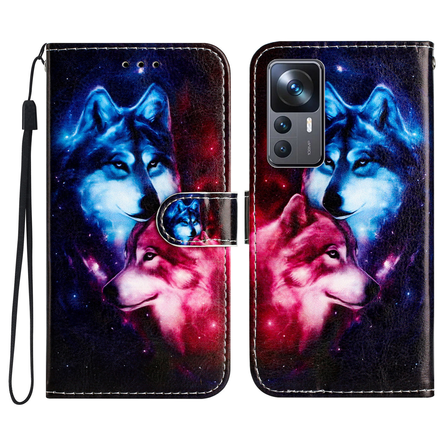 PU Leder Telefonhülle Für Xiaomi 12t 5G / 12t Pro 5g / Redmi K50 Ultra 5g, Musterdruck Brieftasche Folio Flip Cover Ständer - Paar Wolf, Xiaomi 12T 5G
PU Leder Telefonhülle Für Xiaomi 12t 5G / 12t Pro 5g / Redmi K50 Ultra 5g, Musterdruck Brieftasche Folio Flip Cover Ständer - Paar Wolf, Xiaomi 12T 5G
