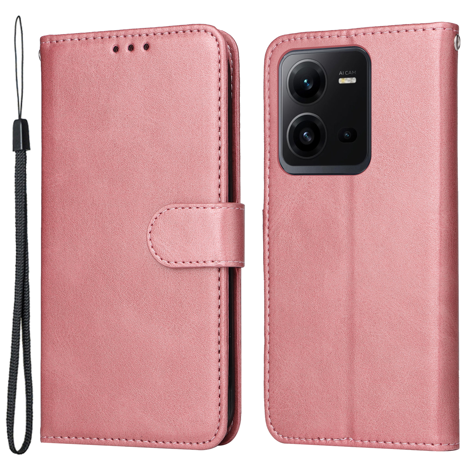 Für Vivo V25 5g / V25e 4G Leder -telefonhülle Wälte Textur Stand Brieftasche Schutzmobilabdeckung - Rosa, vivo V25 5G
Für Vivo V25 5g / V25e 4G Leder -telefonhülle Wälte Textur Stand Brieftasche Schutzmobilabdeckung - Rosa, vivo V25 5G