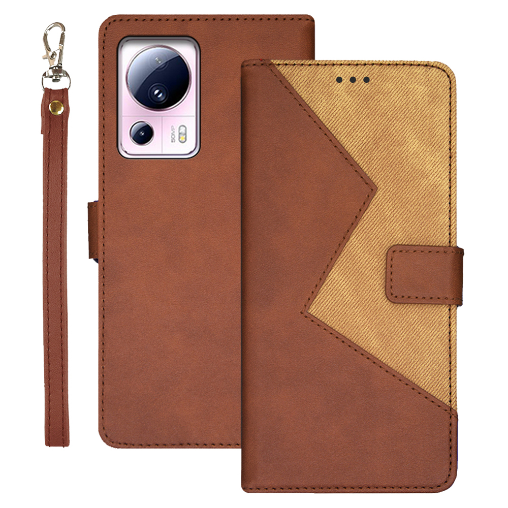 IDEWEI Für Xiaomi 13 Lite Stand Phone Case Color Spleißkartenhalter Leder -telefonabdeckung Mit Riemen - Braun, Xiaomi 13 Lite
IDEWEI Für Xiaomi 13 Lite Stand Phone Case Color Spleißkartenhalter Leder -telefonabdeckung Mit Riemen - Braun, Xiaomi 13 Lite
