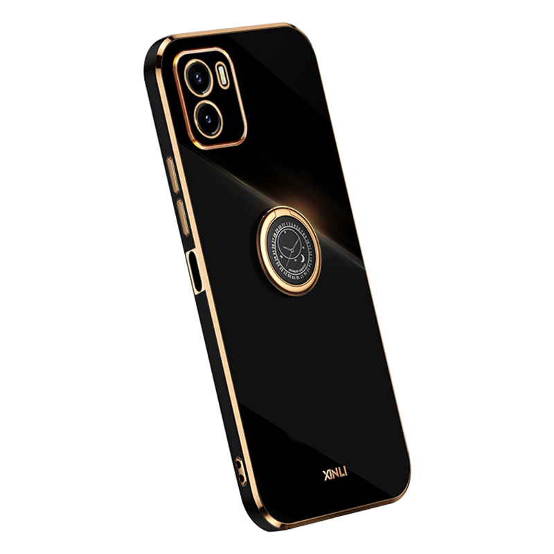 Xinli Für Vivo Y10 Flexible TPU -telefonhülle Elektroplieren Ring -kickstand -mobiltelefonabdeckung - Schwarz, vivo Y10
Xinli Für Vivo Y10 Flexible TPU -telefonhülle Elektroplieren Ring -kickstand -mobiltelefonabdeckung - Schwarz, vivo Y10