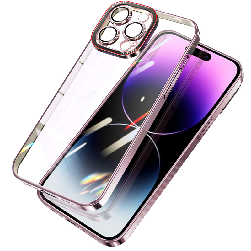 Für Iphone 14 Pro Hard PC Phone Case Electroplating Crystal Clear Phone Deckung Mit Kamera -objektivschutz - Rosa, iPhone 14 Pro
Für Iphone 14 Pro Hard PC Phone Case Electroplating Crystal Clear Phone Deckung Mit Kamera -objektivschutz - Rosa, iPhone 14 Pro