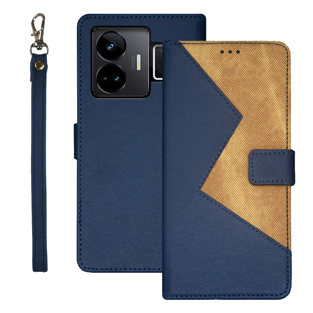Idewei Für Realme GT3 5G Farbspleißen Magnetische Telefonkarten -karten -slots Lederabdeckung Mit Handgelenkriemen - Blau, Realme GT3 5G
Idewei Für Realme GT3 5G Farbspleißen Magnetische Telefonkarten -karten -slots Lederabdeckung Mit Handgelenkriemen - Blau, Realme GT3 5G