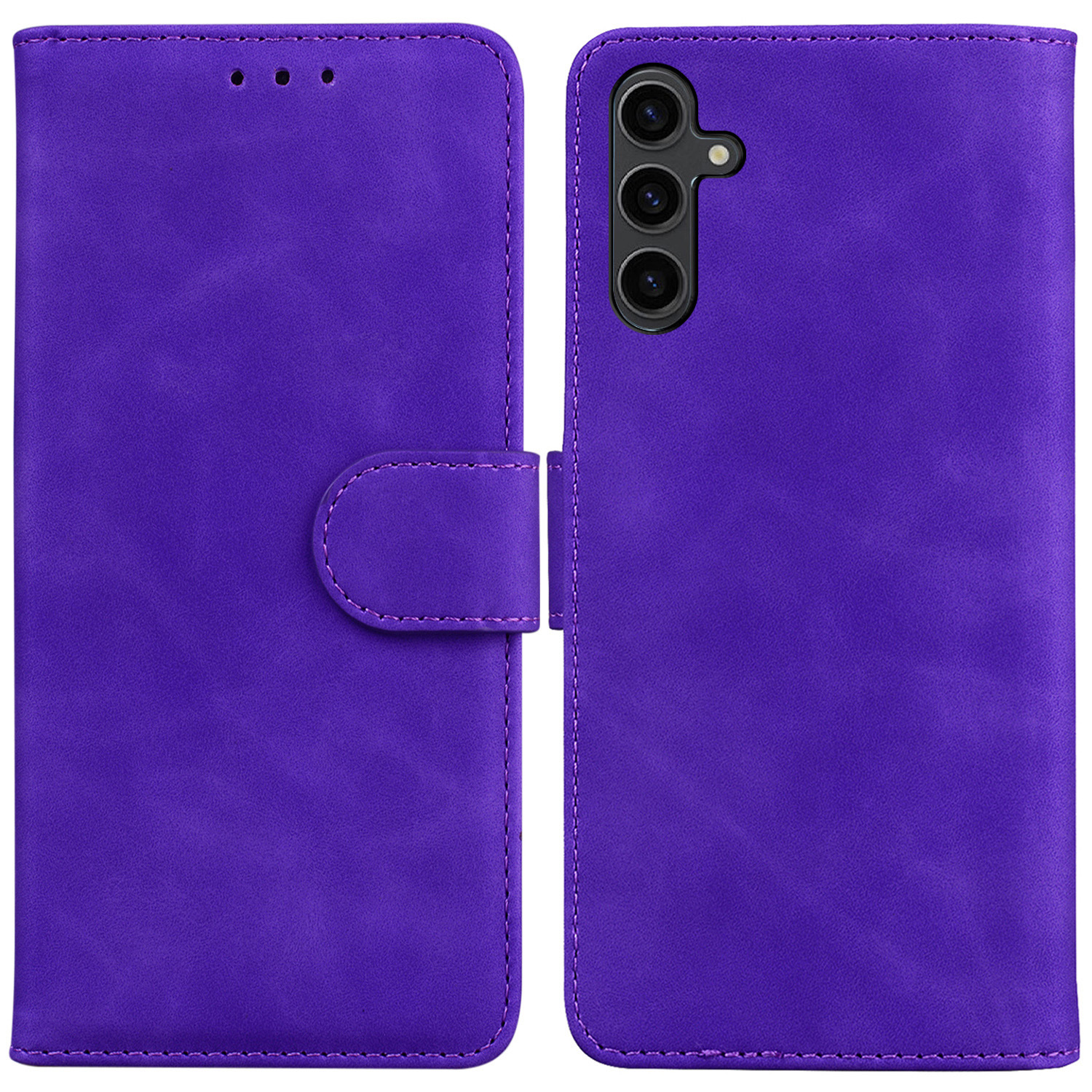 For Samsung Galaxy A24 4G PU Leather Case with Stand Solid Color Wallet Phone Cover - Purple, Galaxy A24 4G
For Samsung Galaxy A24 4G PU Leather Case with Stand Solid Color Wallet Phone Cover - Purple, Galaxy A24 4G