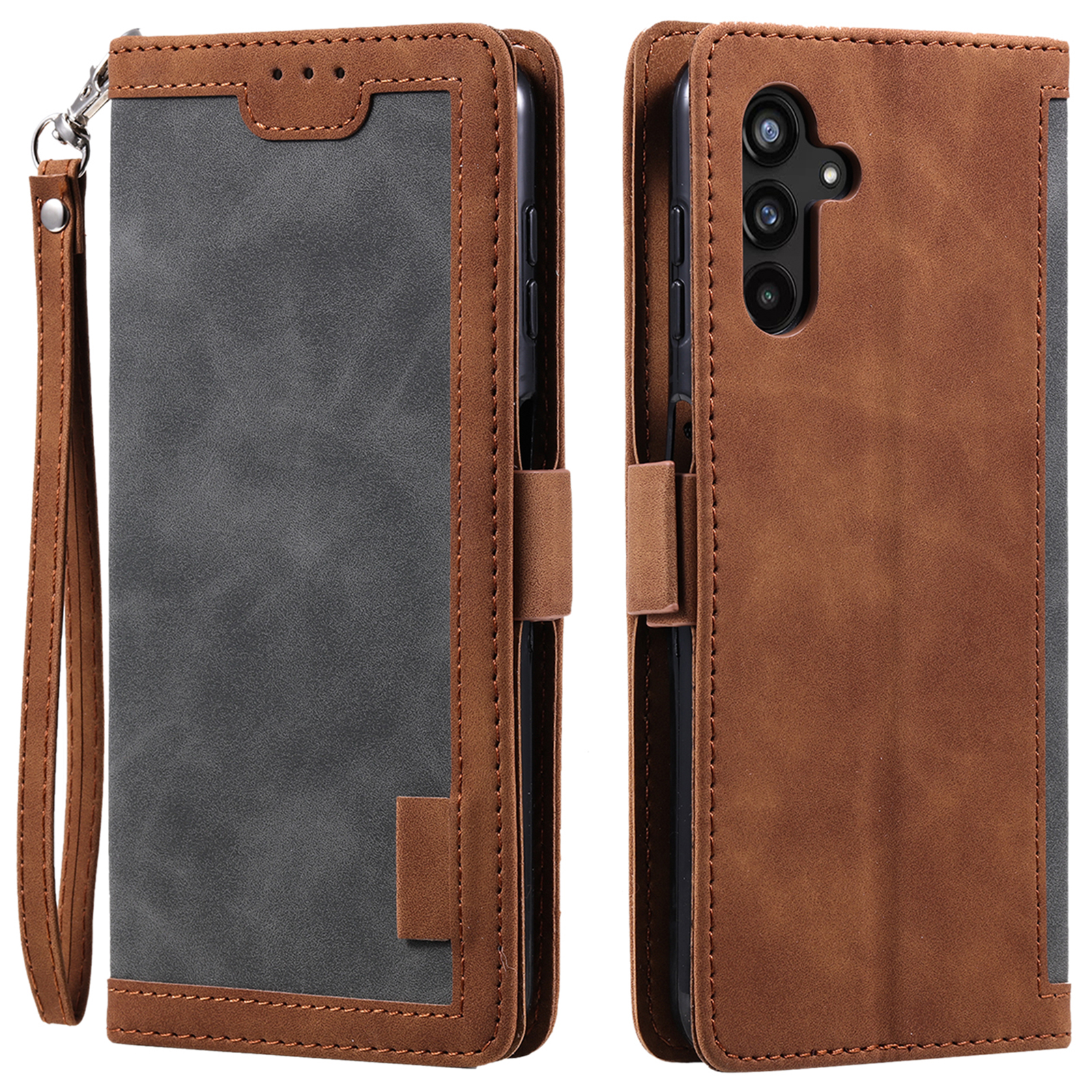 Für Samsung Galaxy A14 4G / 5G Stand Wallet -abdeckung, Retro -farbspleißen PU Leder -telefonhülle Mit Riemen - Grau, Galaxy A14 5G
Für Samsung Galaxy A14 4G / 5G Stand Wallet -abdeckung, Retro -farbspleißen PU Leder -telefonhülle Mit Riemen - Grau, Galaxy A14 5G