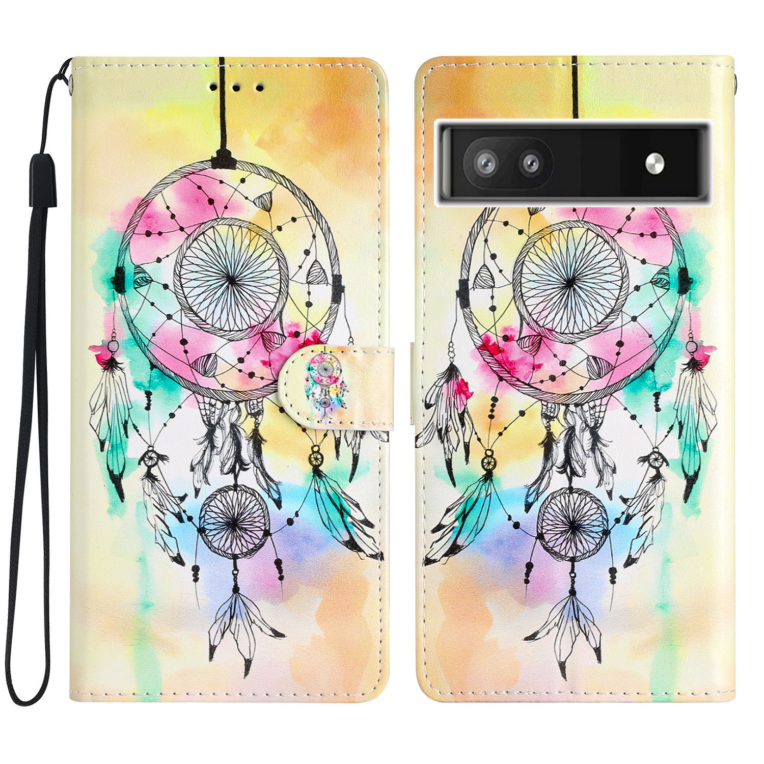 Für Google Pixel 6a Stand Wallet Phone Haufen Muster Druck PU Lederabdeckung Mit Riemen - Windspiel, Google Pixel 6a
Für Google Pixel 6a Stand Wallet Phone Haufen Muster Druck PU Lederabdeckung Mit Riemen - Windspiel, Google Pixel 6a