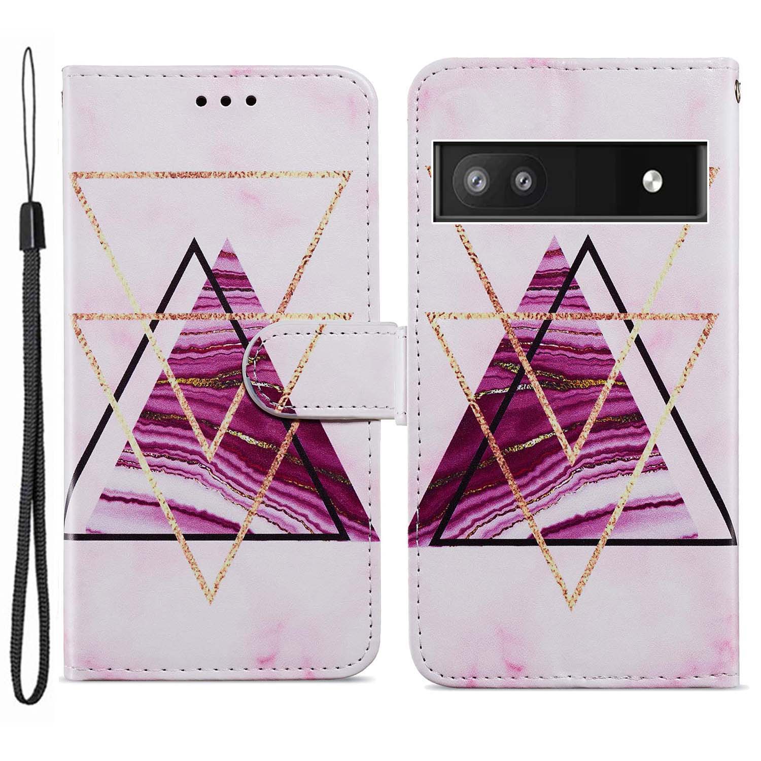 Für Google Pixel 6a Stand Wallet Phone Haufen Muster Druck PU Lederabdeckung Mit Riemen - Tri-color Marmor, Google Pixel 6a
Für Google Pixel 6a Stand Wallet Phone Haufen Muster Druck PU Lederabdeckung Mit Riemen - Tri-color Marmor, Google Pixel 6a