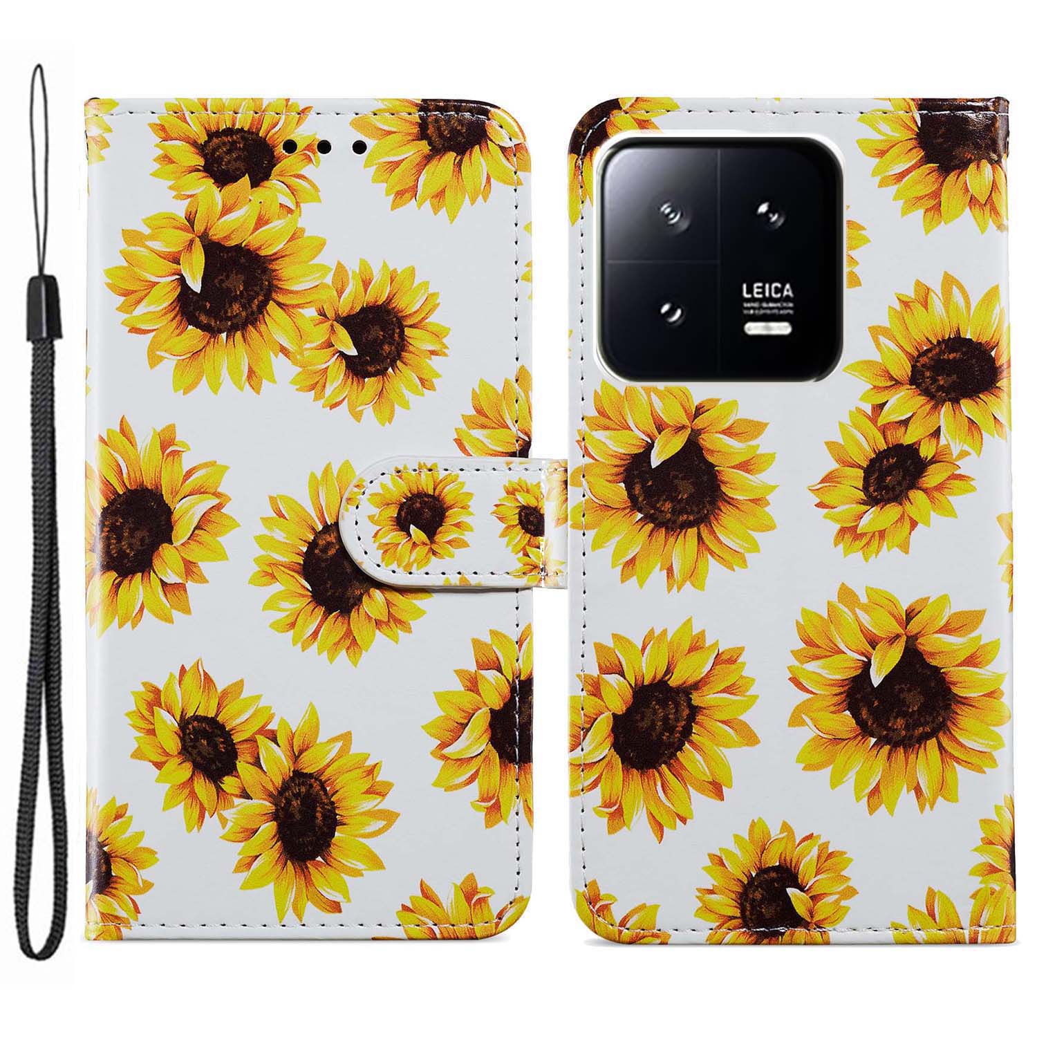 Für Xiaomi 13 Pro 5g Wallet PU Leder -telefonabdeckungsmuster -druckständer Telefonhülle Mit Riemen - Sonnenblume, Xiaomi 13 Pro 5G
Für Xiaomi 13 Pro 5g Wallet PU Leder -telefonabdeckungsmuster -druckständer Telefonhülle Mit Riemen - Sonnenblume, Xiaomi 13 Pro 5G