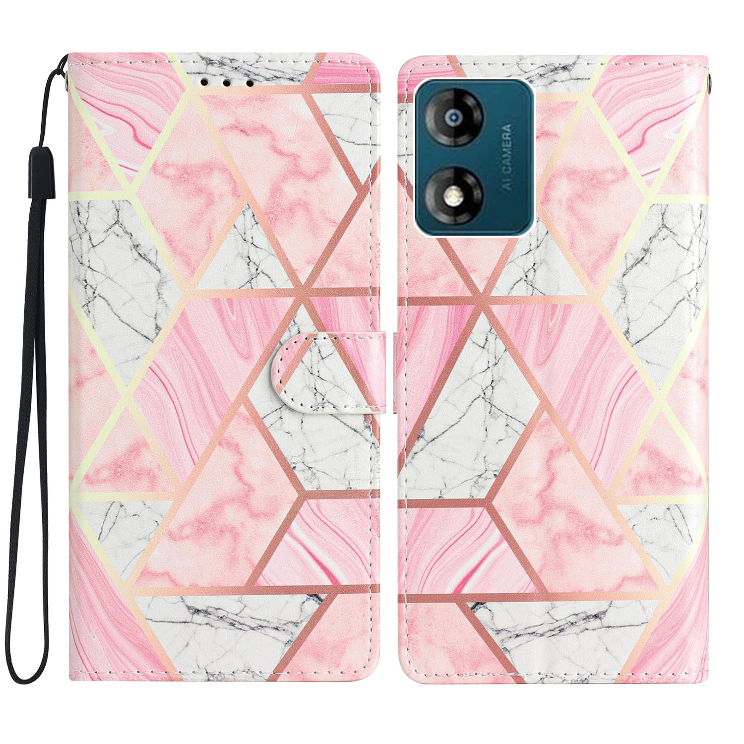 Für Motorola Moto E13 4G PU Ledermuster Druckphase Hülle Brieftasche Flip Telefonabdeckung Mit Riemen - Rosa Marmor, Motorola Moto E13 4G
Für Motorola Moto E13 4G PU Ledermuster Druckphase Hülle Brieftasche Flip Telefonabdeckung Mit Riemen - Rosa Marmor, Motorola Moto E13 4G