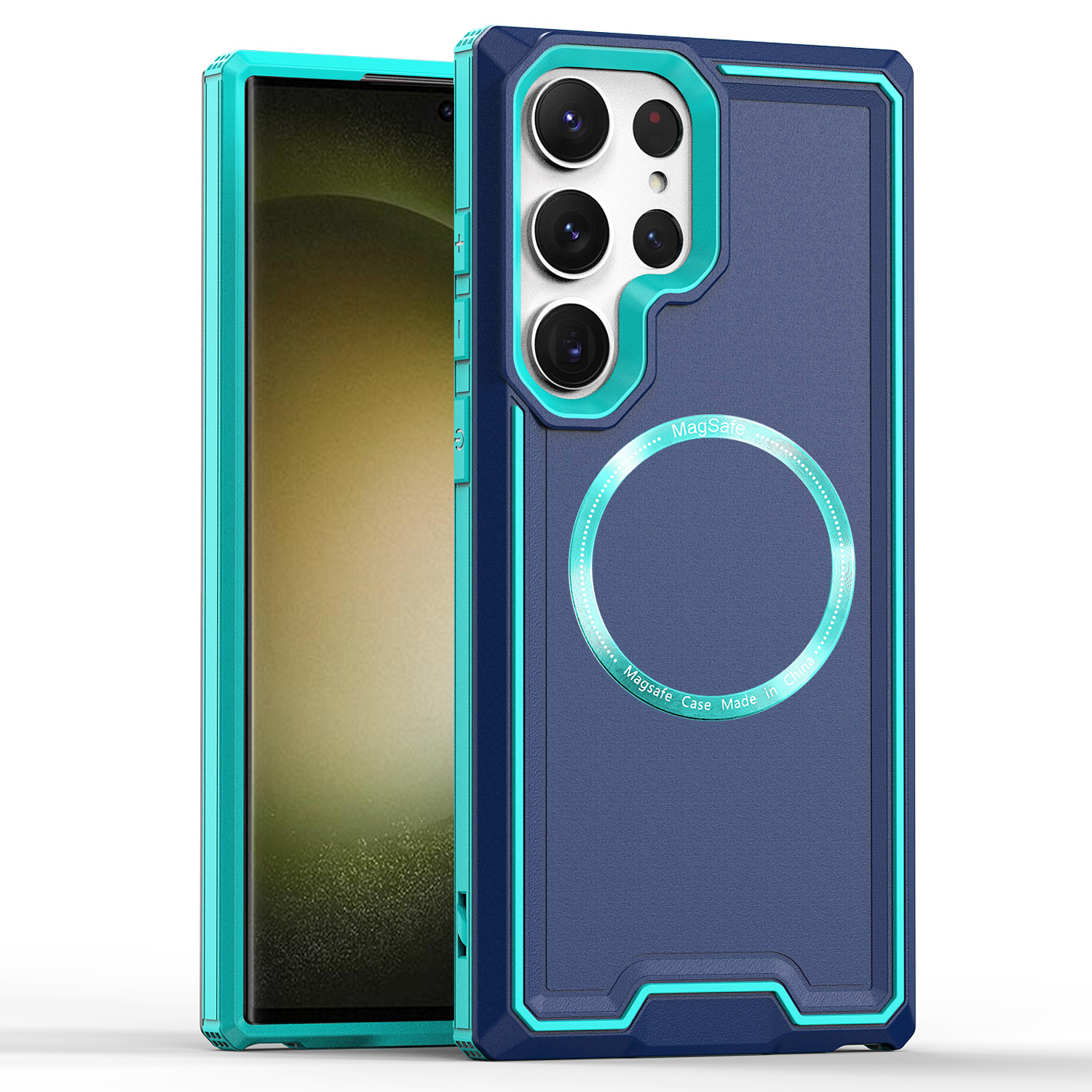 Für Samsung Galaxy S23 Ultra Magnetic Anti-scratch Phone Hülle PC+TPU Schockfeste Handyabdeckung - Baby Blau / Blau, Galaxy S23 Ultra
Für Samsung Galaxy S23 Ultra Magnetic Anti-scratch Phone Hülle PC+TPU Schockfeste Handyabdeckung - Baby Blau / Blau, Galaxy S23 Ultra