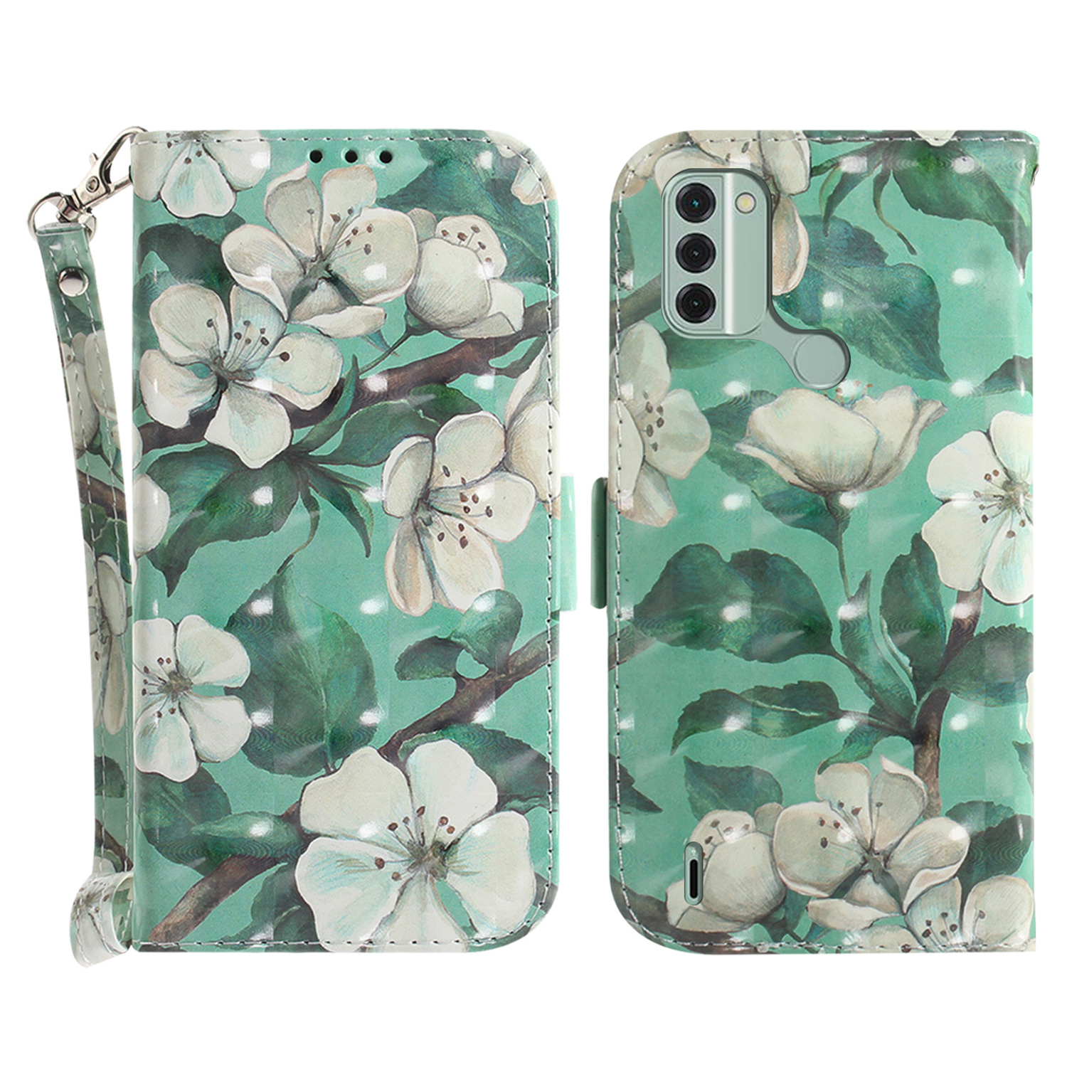 Für Nokia C31 4G Wallet Phone Haufen Muster Druck PU Leder Flip -abdeckung Mit Riemen - Aquarellblüten, Nokia C31 4G
Für Nokia C31 4G Wallet Phone Haufen Muster Druck PU Leder Flip -abdeckung Mit Riemen - Aquarellblüten, Nokia C31 4G