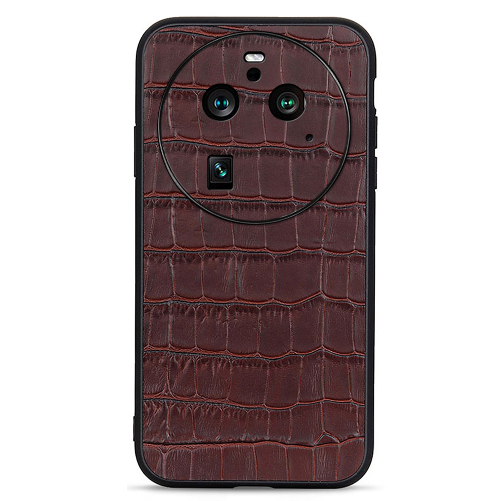 Für Oppo Finden Sie X6 Pro Echtes Lederbeschichtete Tpu-telefonhülle Crocodile Textur Anti-fall-handy-telefonabdeckung - Braun, Oppo Find X6 Pro
Für Oppo Finden Sie X6 Pro Echtes Lederbeschichtete Tpu-telefonhülle Crocodile Textur Anti-fall-handy-telefonabdeckung - Braun, Oppo Find X6 Pro