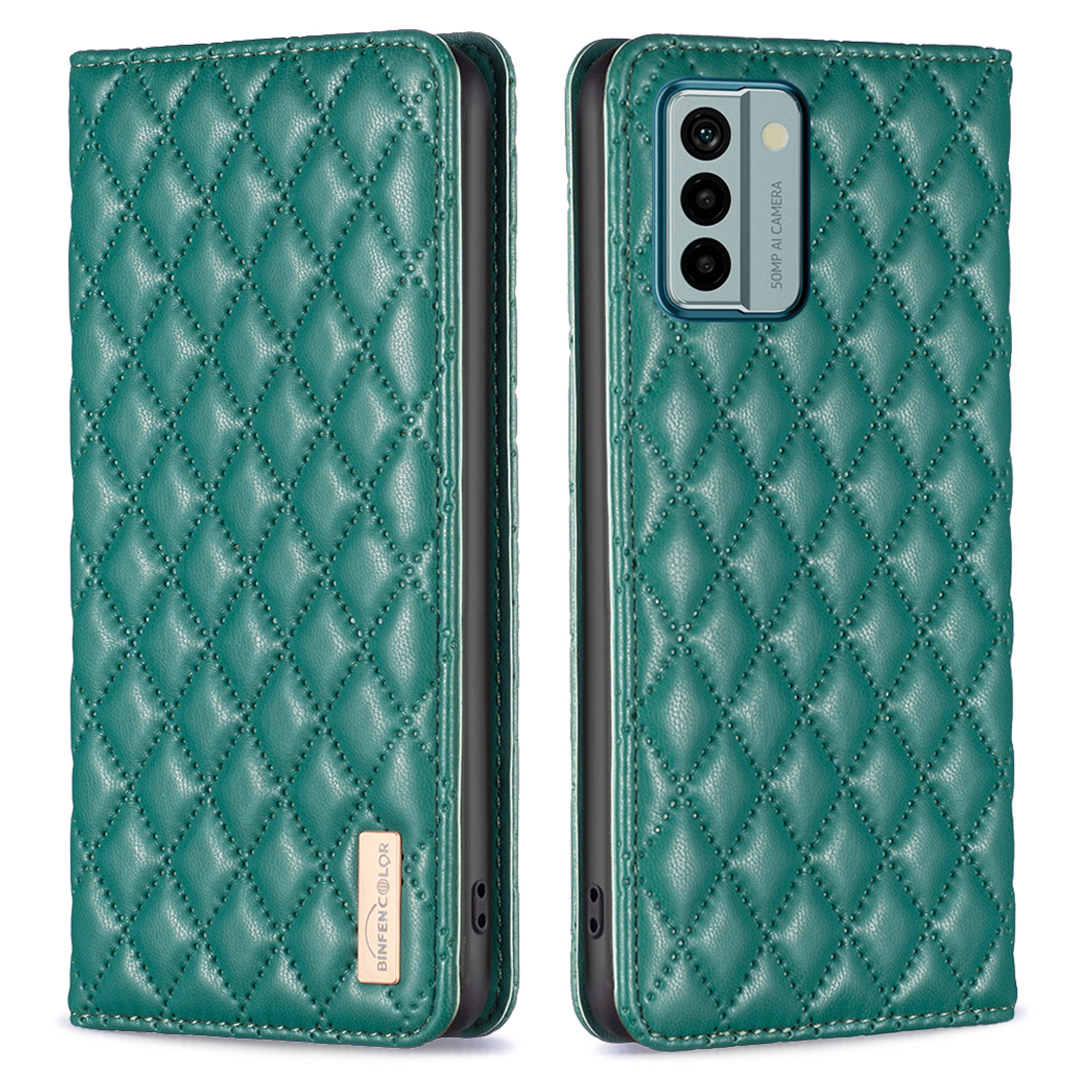 Binfen Color BF Style-16 Für Nokia G22 Kartenhalter PU Leder Impressiert Rhombus Hülle Telefonabdeckung - Grün, Nokia G22
Binfen Color BF Style-16 Für Nokia G22 Kartenhalter PU Leder Impressiert Rhombus Hülle Telefonabdeckung - Grün, Nokia G22