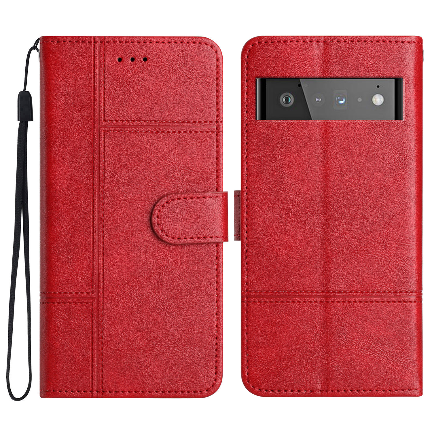 Für Google Pixel 6 Pro 5G Cowide Textur PU Leder Telefon Hülle Line Gedruckte Stand Wallet Business Cover - Rot, Google Pixel 6 Pro 5G
Für Google Pixel 6 Pro 5G Cowide Textur PU Leder Telefon Hülle Line Gedruckte Stand Wallet Business Cover - Rot, Google Pixel 6 Pro 5G
