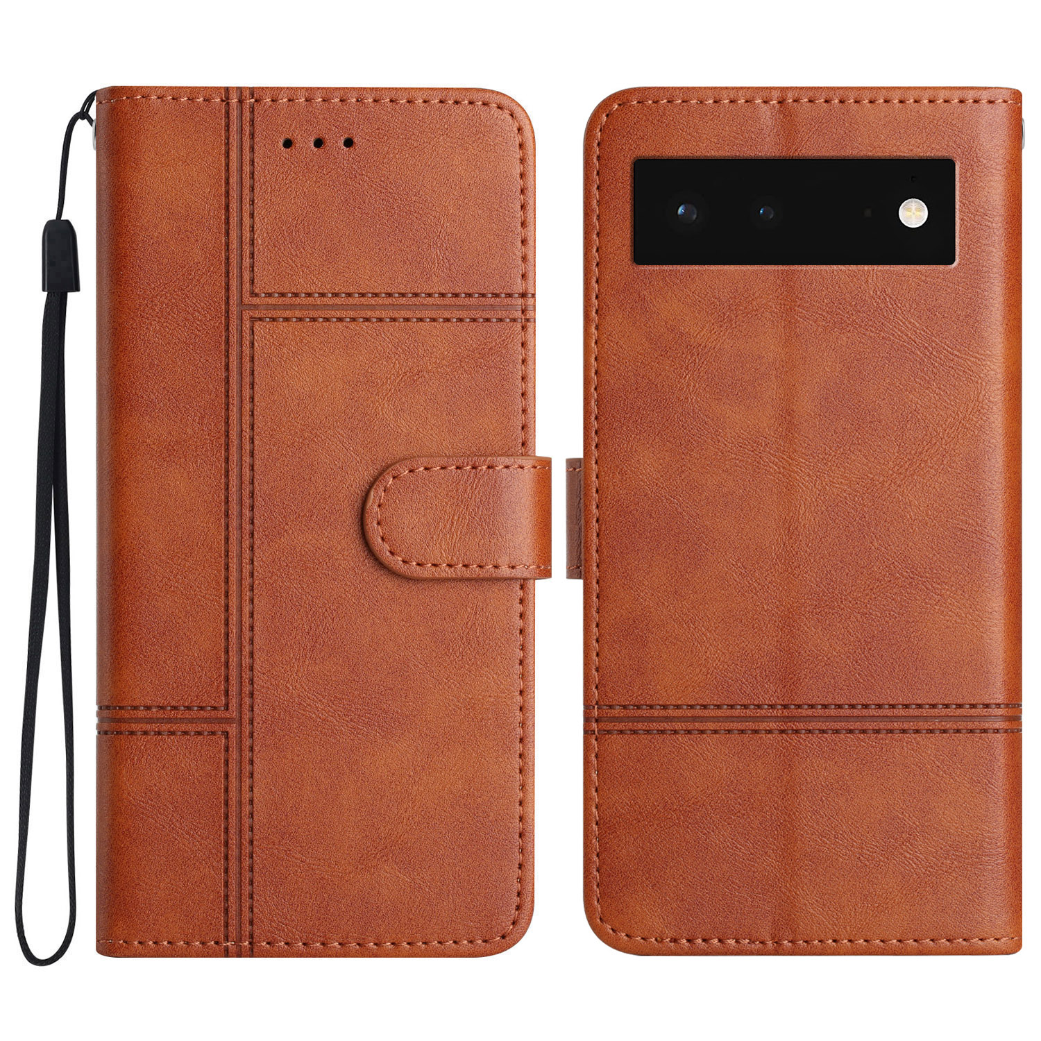 Für Google Pixel 6 Business PU Leather Phone Hülle Leitung Eingeprägter Kuhpferd -texturständer Mit Brieftasche - Braun, Google Pixel 6
Für Google Pixel 6 Business PU Leather Phone Hülle Leitung Eingeprägter Kuhpferd -texturständer Mit Brieftasche - Braun, Google Pixel 6