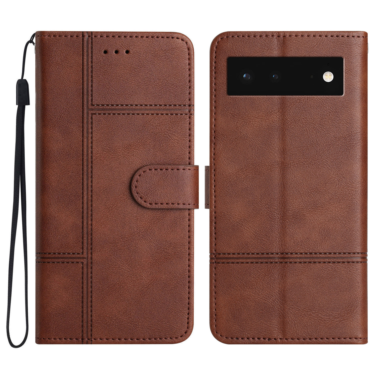 Für Google Pixel 6 Business PU Leather Phone Hülle Leitung Eingeprägter Kuhpferd -texturständer Mit Brieftasche - Kaffee, Google Pixel 6
Für Google Pixel 6 Business PU Leather Phone Hülle Leitung Eingeprägter Kuhpferd -texturständer Mit Brieftasche - Kaffee, Google Pixel 6