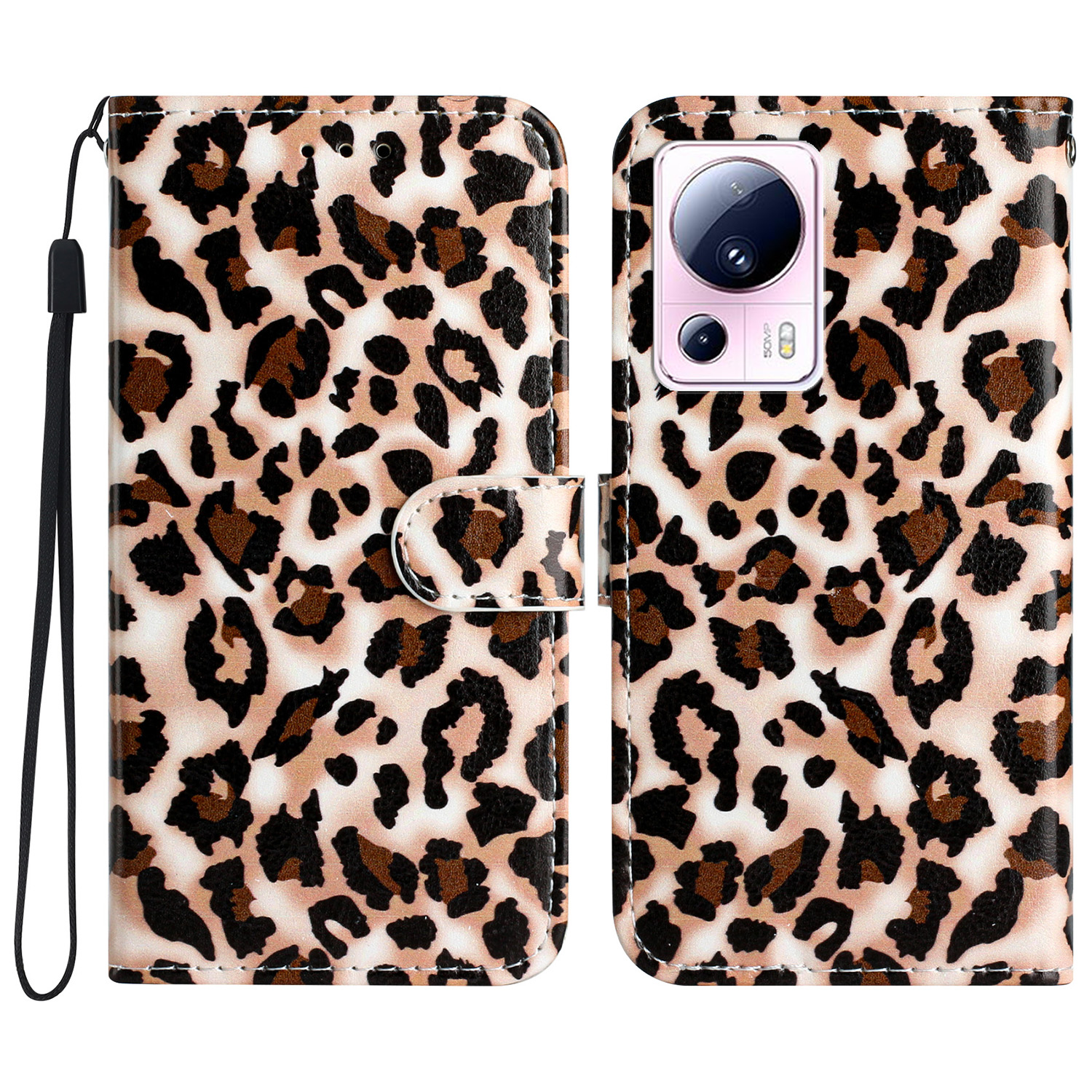 Für Xiaomi 13 Lite / Civi 2 5G Muster Druckphone Brieftasche Hülle Schockdichte Flipständer Lederschale - Leopardendruck, Xiaomi 13 Lite
Für Xiaomi 13 Lite / Civi 2 5G Muster Druckphone Brieftasche Hülle Schockdichte Flipständer Lederschale - Leopardendruck, Xiaomi 13 Lite