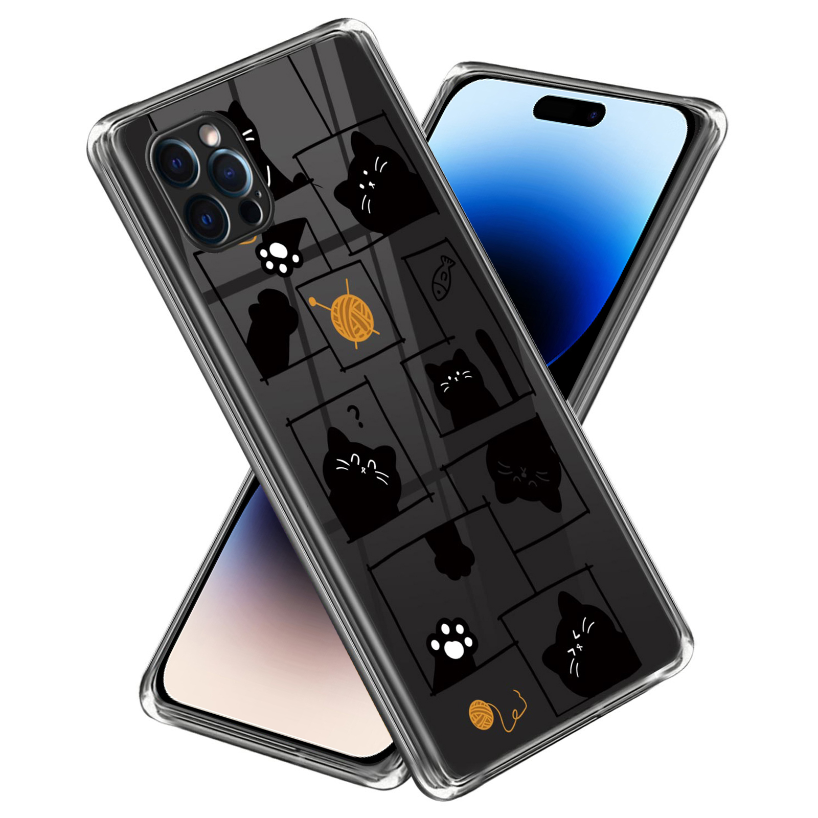 For iPhone 14 Pro Max Pattern Printing Phone Case Anti-scratch Soft TPU Back Cover - Cat Peeking, iPhone 14 Pro Max
For iPhone 14 Pro Max Pattern Printing Phone Case Anti-scratch Soft TPU Back Cover - Cat Peeking, iPhone 14 Pro Max