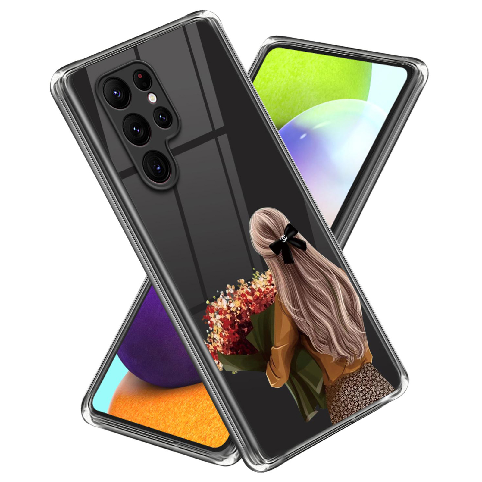 For Samsung Galaxy S23 Ultra Pattern Printing Phone TPU Case Cell Phone Cover - Girl with Flower / Right, Galaxy S23 Ultra
For Samsung Galaxy S23 Ultra Pattern Printing Phone TPU Case Cell Phone Cover - Girl with Flower / Right, Galaxy S23 Ultra