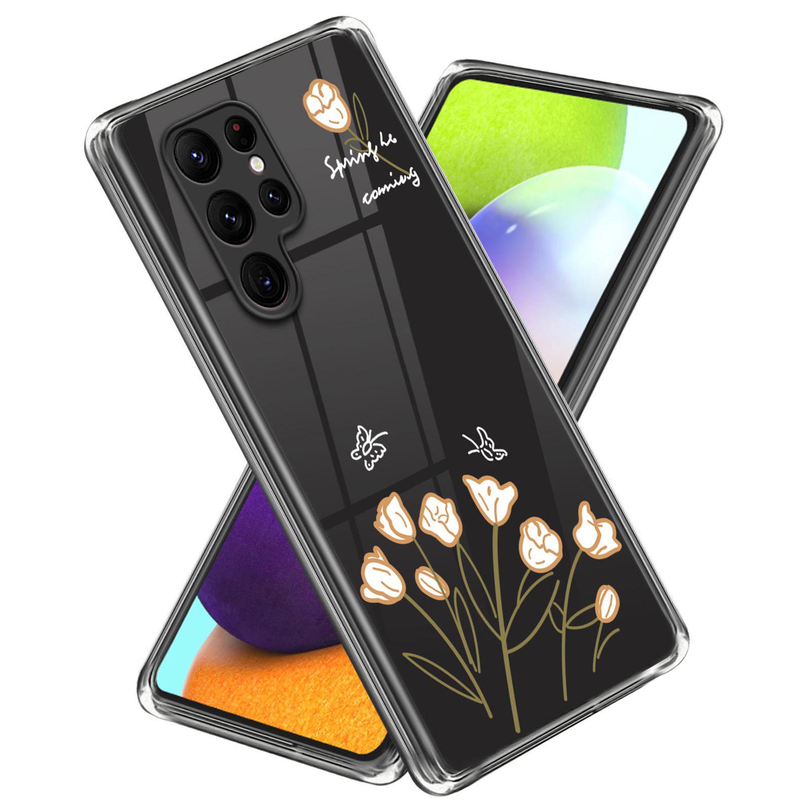 For Samsung Galaxy S23 Ultra Pattern Printing Phone TPU Case Cell Phone Cover - Flower and Butterfly, Galaxy S23 Ultra
For Samsung Galaxy S23 Ultra Pattern Printing Phone TPU Case Cell Phone Cover - Flower and Butterfly, Galaxy S23 Ultra