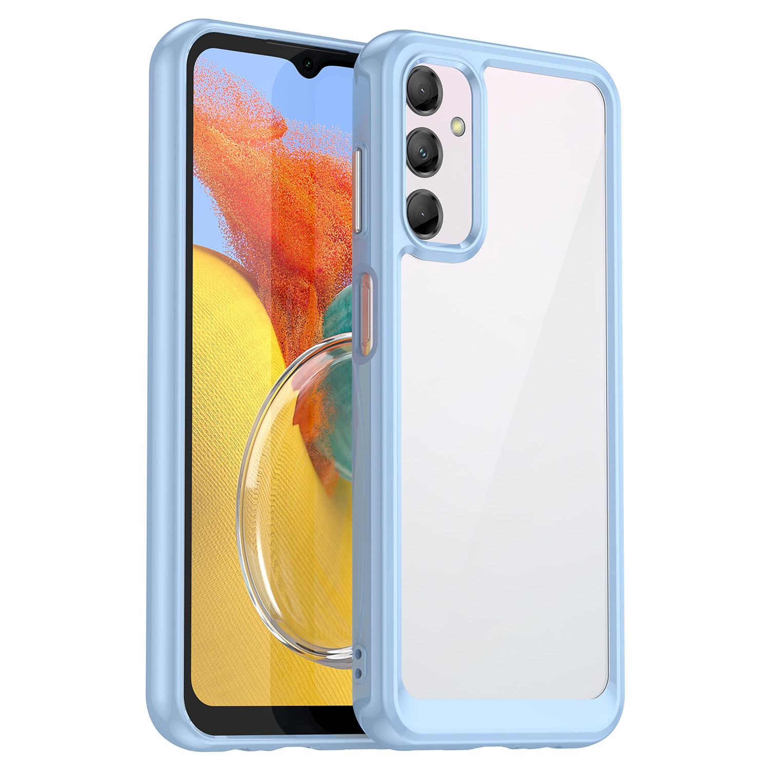 Für Samsung Galaxy M14 5G Drop-sof-tpu+acryl-telefonhülle Löschen Sie Die Schutzabdeckung Von Telefonschalen. - Blau, Galaxy M14 5G
Für Samsung Galaxy M14 5G Drop-sof-tpu+acryl-telefonhülle Löschen Sie Die Schutzabdeckung Von Telefonschalen. - Blau, Galaxy M14 5G