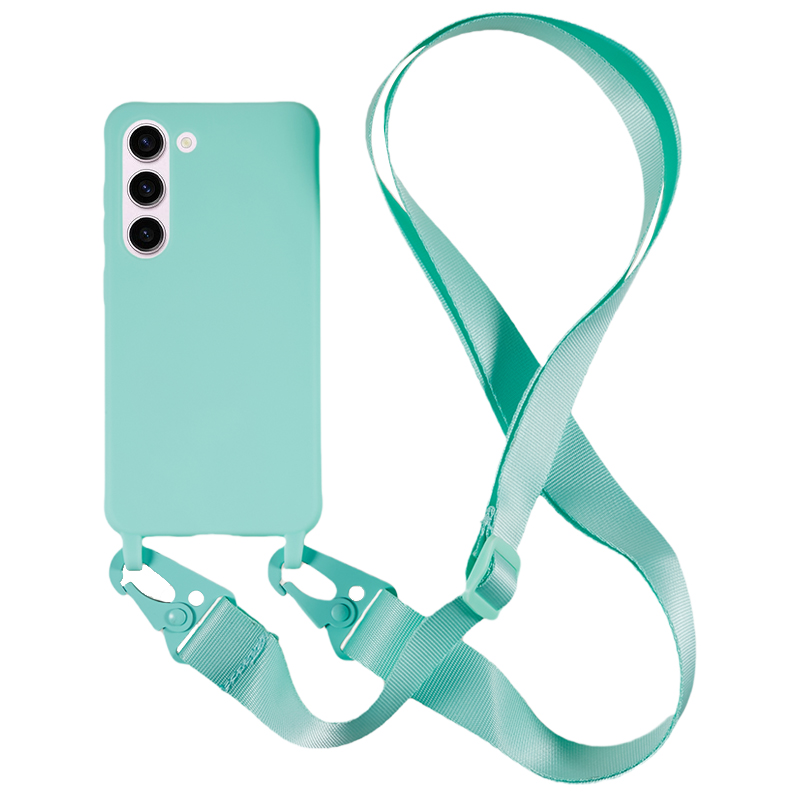 Für Samsung Galaxy S23 Mattes Weiches Tpu-hülle Anti-drop-telefonabdeckung Mit Breiter Lanyard - Minzgrün, Galaxy S23
Für Samsung Galaxy S23 Mattes Weiches Tpu-hülle Anti-drop-telefonabdeckung Mit Breiter Lanyard - Minzgrün, Galaxy S23