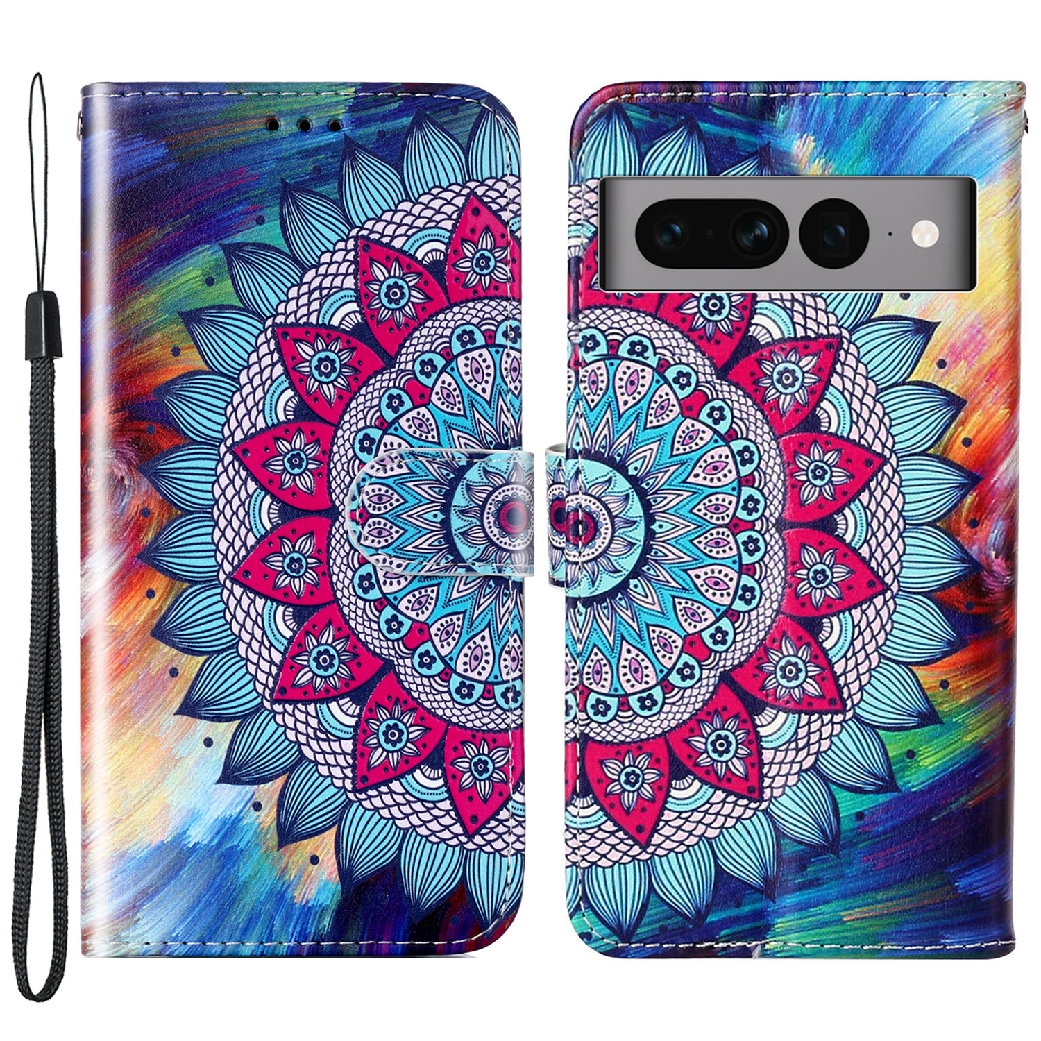 Für Google Pixel 7 Pro 5G Muster Druckleder-brieftaschenabdeckung Flip Ständer Drop-proof-telefonhülle - Mandala Blume, Google Pixel 7 Pro 5G
Für Google Pixel 7 Pro 5G Muster Druckleder-brieftaschenabdeckung Flip Ständer Drop-proof-telefonhülle - Mandala Blume, Google Pixel 7 Pro 5G