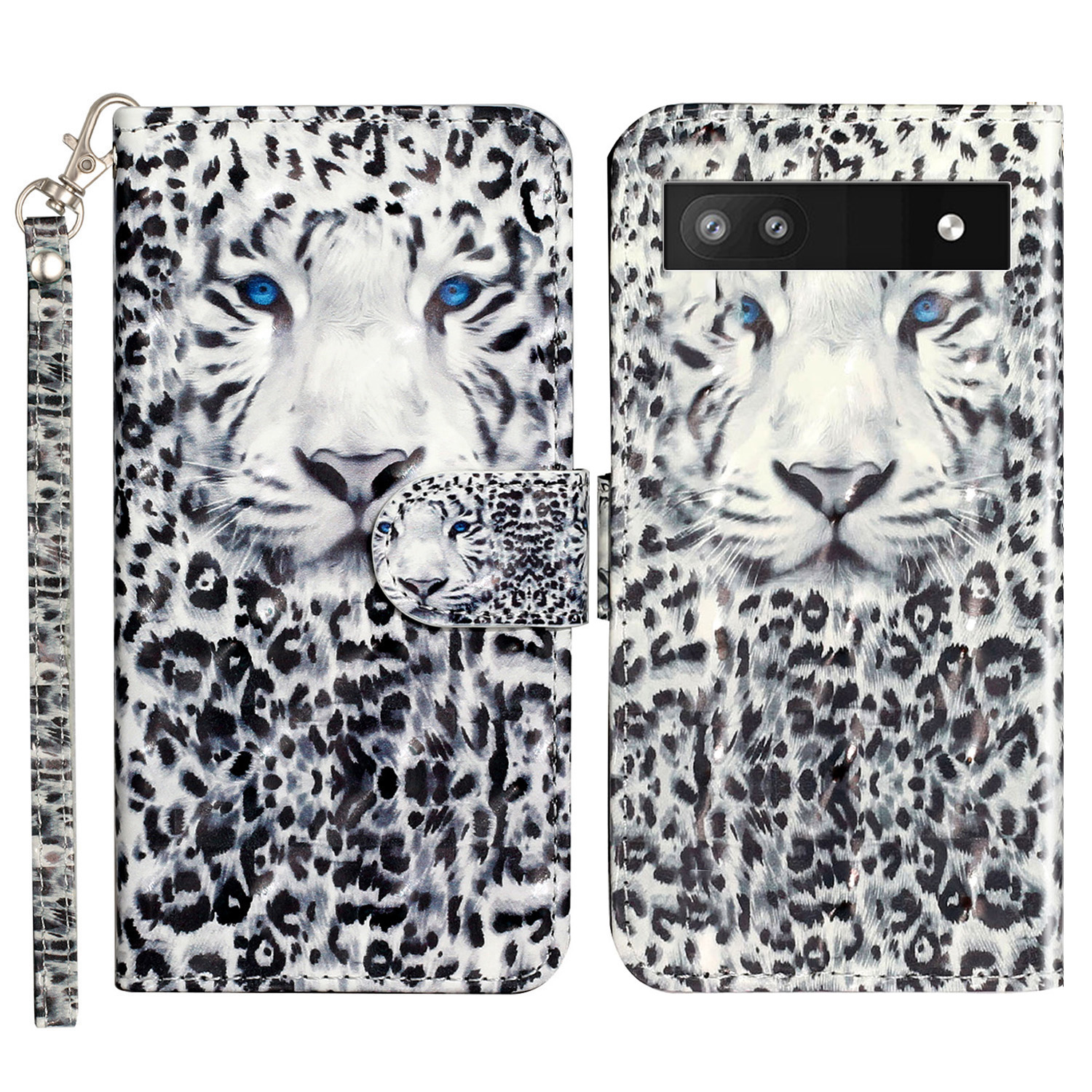Für Google Pixel 7a PU Leder 3D -muster Druckphase Hülle Wallet Wallet Flip Cover Mit Riemen - Leopard, Google Pixel 7a
Für Google Pixel 7a PU Leder 3D -muster Druckphase Hülle Wallet Wallet Flip Cover Mit Riemen - Leopard, Google Pixel 7a