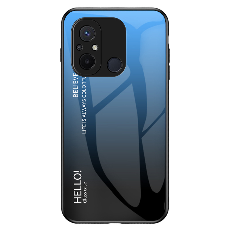 Für Xiaomi Redmi 12C 4G Gradientenfarbe Phone Hülle Temperierte Glas+pc+tpu -abdeckung - Gradientenblau Schwarz, Xiaomi Redmi 12C 4G
Für Xiaomi Redmi 12C 4G Gradientenfarbe Phone Hülle Temperierte Glas+pc+tpu -abdeckung - Gradientenblau Schwarz, Xiaomi Redmi 12C 4G