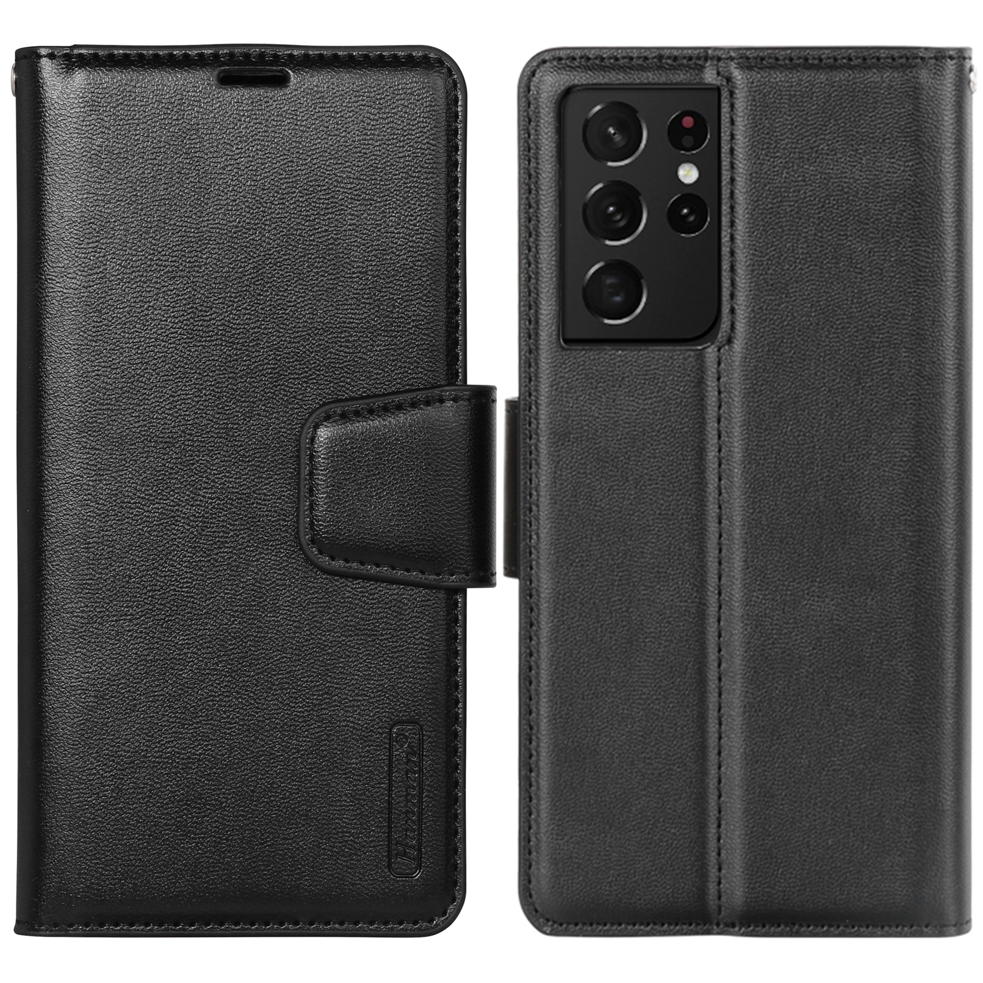 Hanman Mill -serie Für Samsung Galaxy S21 Ultra 5G Handy -hülle Ballet Lederabdeckung - Schwarz, Galaxy S21 Ultra 5G
Hanman Mill -serie Für Samsung Galaxy S21 Ultra 5G Handy -hülle Ballet Lederabdeckung - Schwarz, Galaxy S21 Ultra 5G