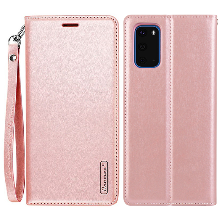 Hanman Minor Series Stand Cover Für Samsung Galaxy S20 4G / 5G PU Leder Telefon Brieftasche Hülle - Roségold, Galaxy S20 4G
Hanman Minor Series Stand Cover Für Samsung Galaxy S20 4G / 5G PU Leder Telefon Brieftasche Hülle - Roségold, Galaxy S20 4G