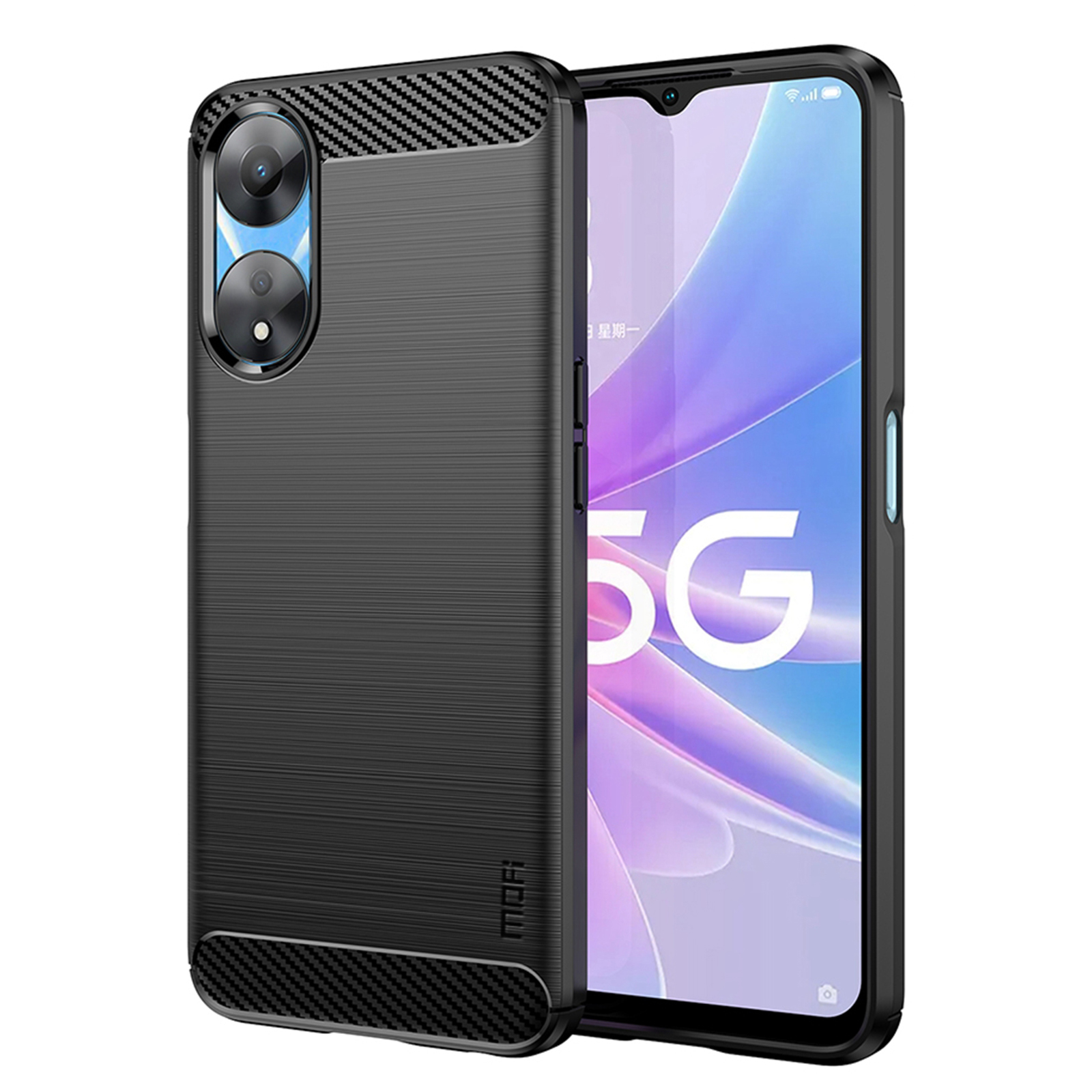 Mofi JK TPU Serie-1 Carbonfaser-rückdecke Für Oppo A58 5G / A58x 5G / A78 5G Gebürstete TPU -telefonschale Gebürstet - Schwarz, Oppo A58 5G 
Mofi JK TPU Serie-1 Carbonfaser-rückdecke Für Oppo A58 5G / A58x 5G / A78 5G Gebürstete TPU -telefonschale Gebürstet - Schwarz, Oppo A58 5G